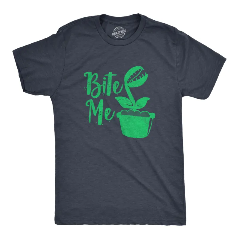 Bite Me Plants Men's T Shirt sold by Crazy Dog T-Shirts