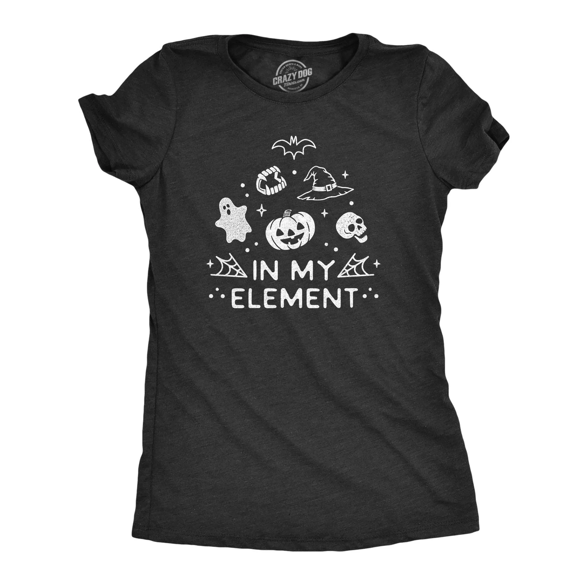 In My Element Halloween Women's T Shirt sold by Crazy Dog T-Shirts
