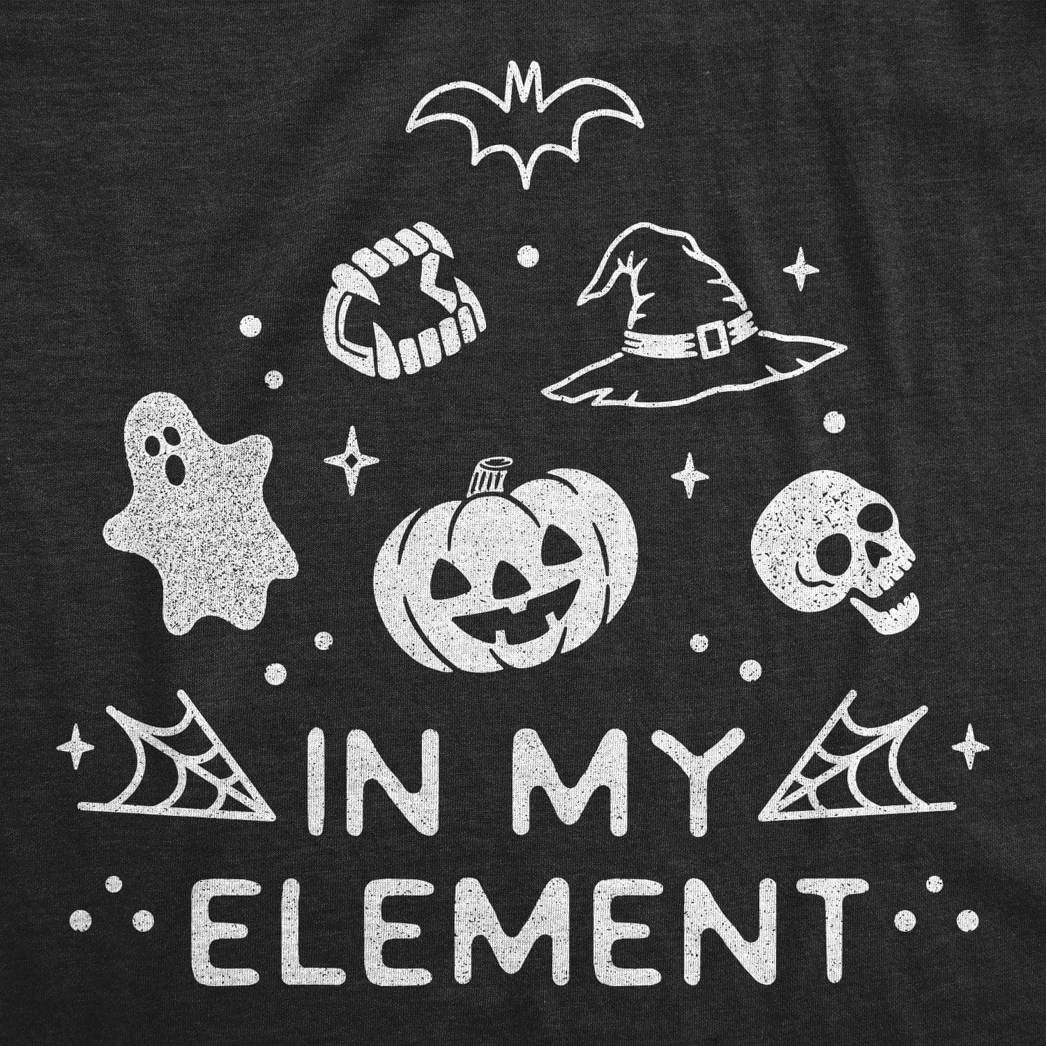 In My Element Halloween Women's T Shirt sold by Crazy Dog T-Shirts product image thumbnail 2