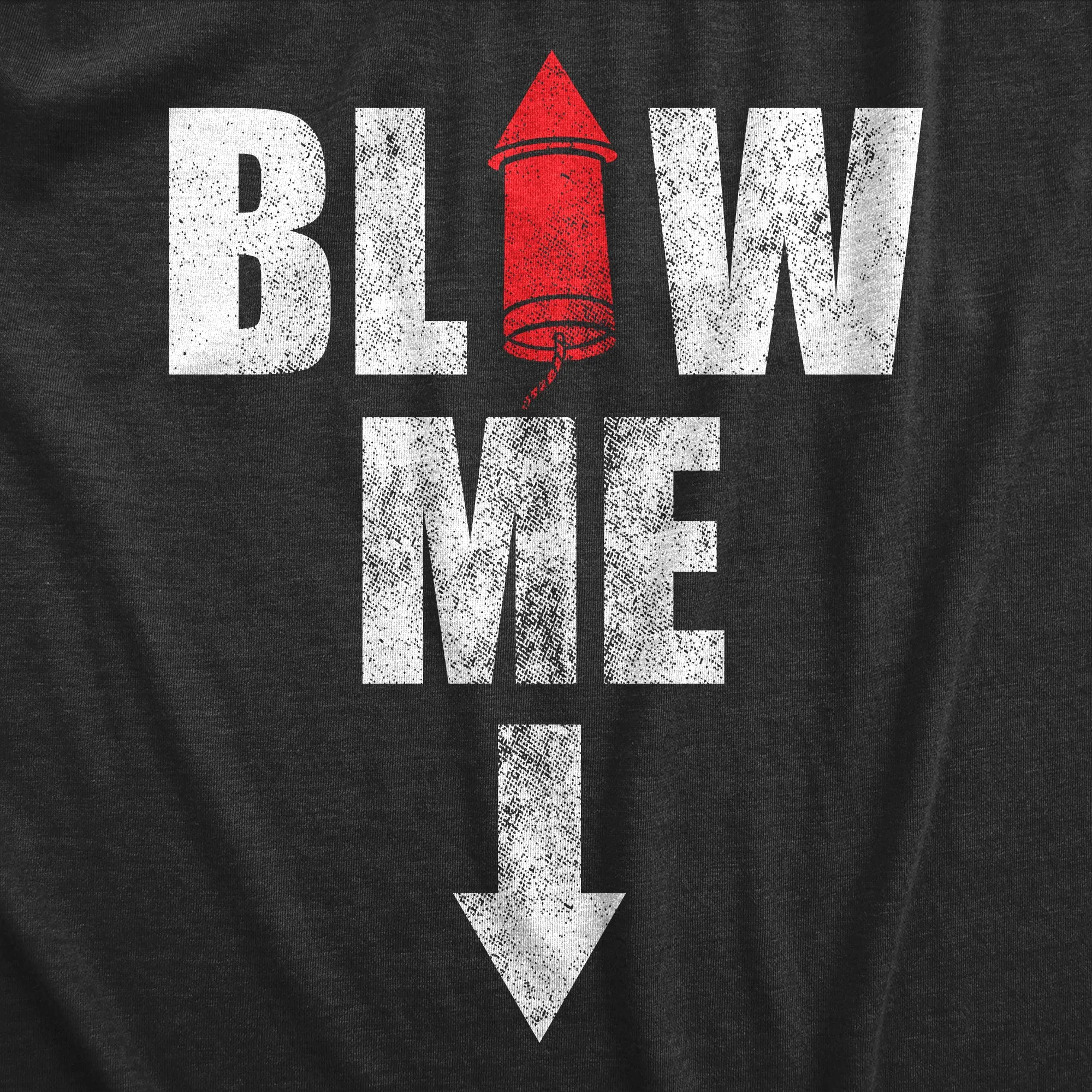 Blow Me Fireworks Men's T Shirt sold by Crazy Dog T-Shirts product image thumbnail 2