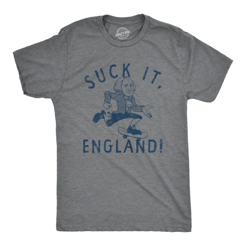 Suck It England Men's T Shirt sold by Crazy Dog T-Shirts