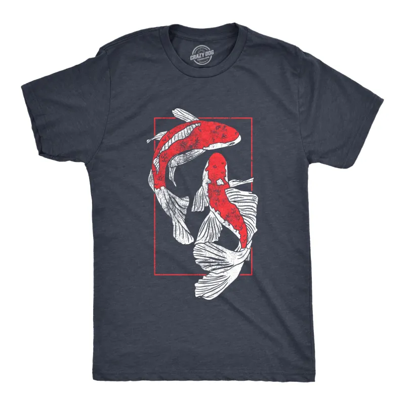 Koi Fish Men's T Shirt sold by Crazy Dog T-Shirts