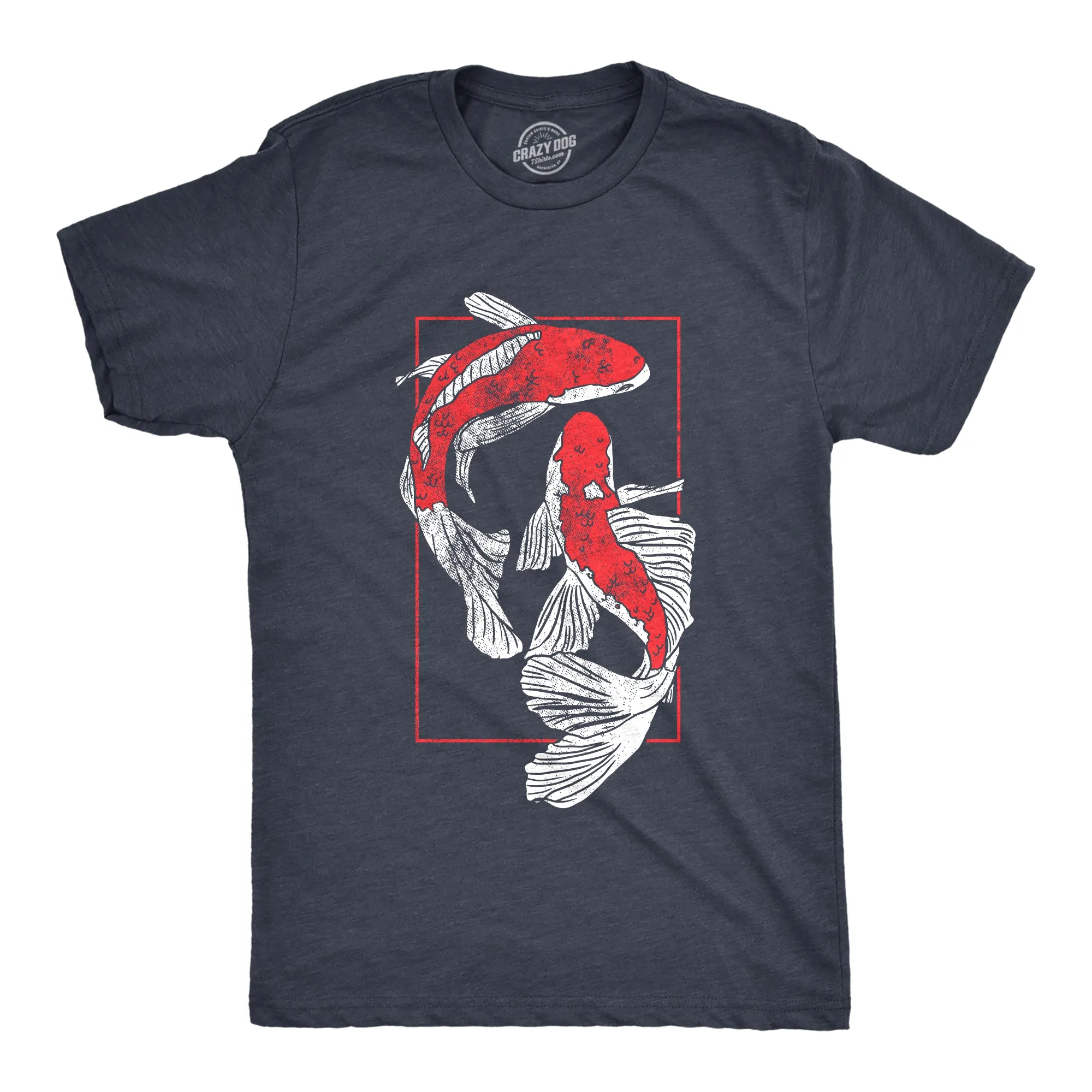 Koi Fish Men's T Shirt sold by Crazy Dog T-Shirts