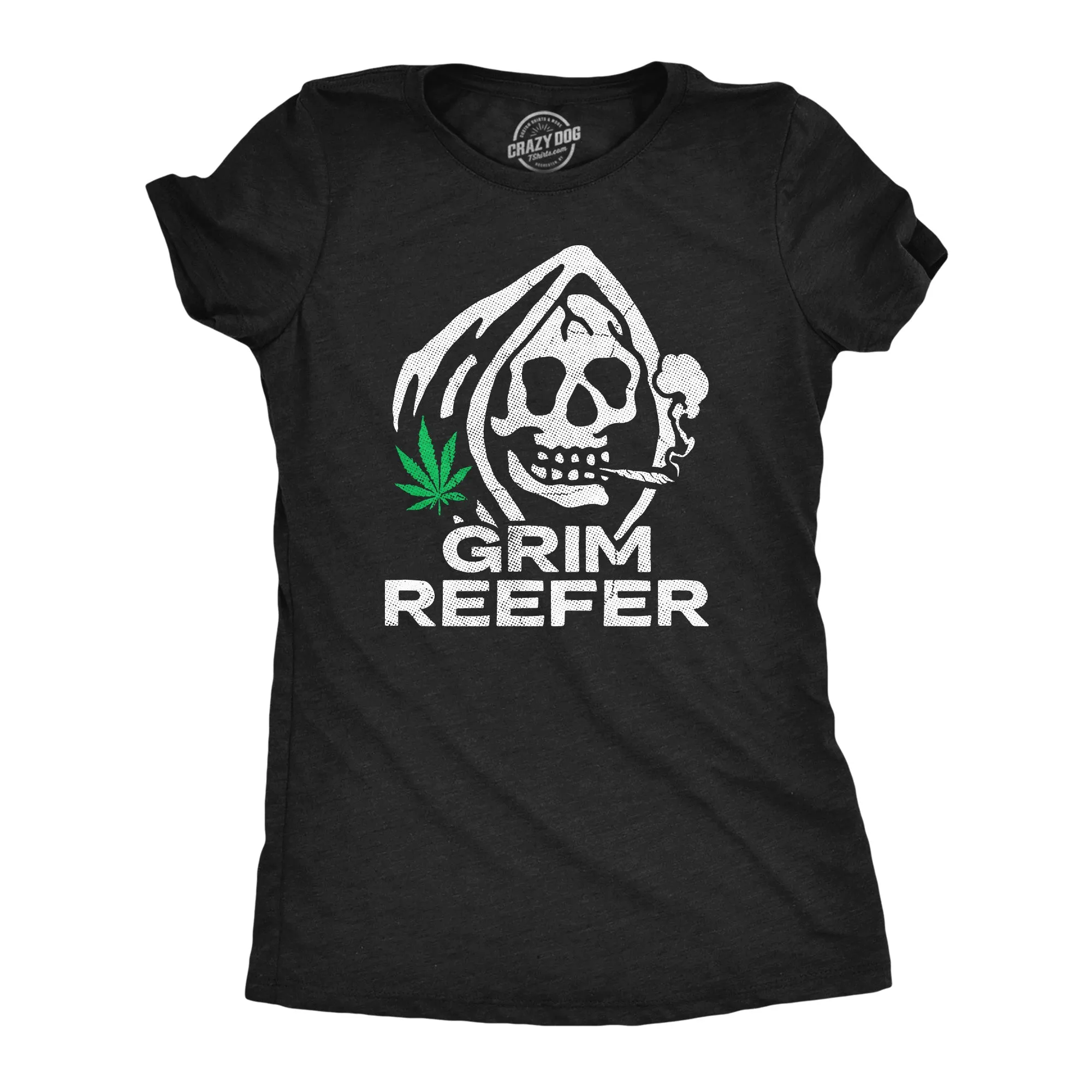 Grim Reefer Women's T Shirt sold by Crazy Dog T-Shirts