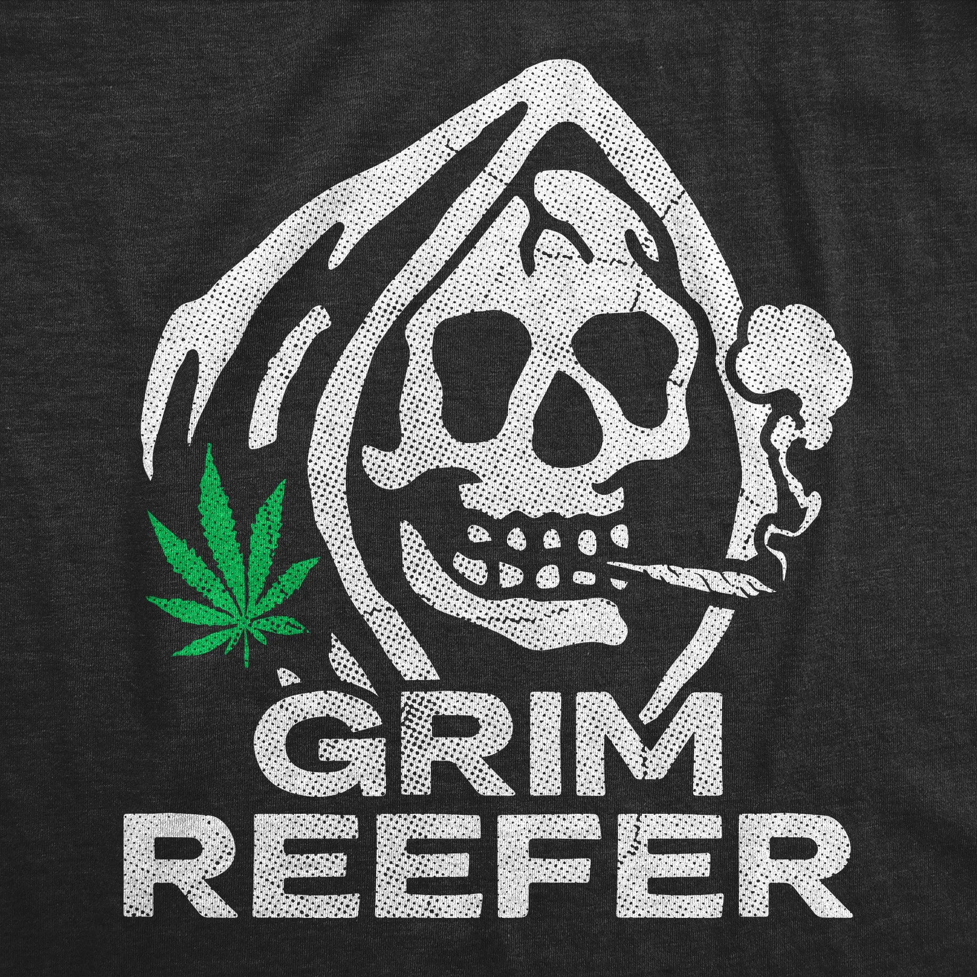 Grim Reefer Women's T Shirt sold by Crazy Dog T-Shirts product image thumbnail 2