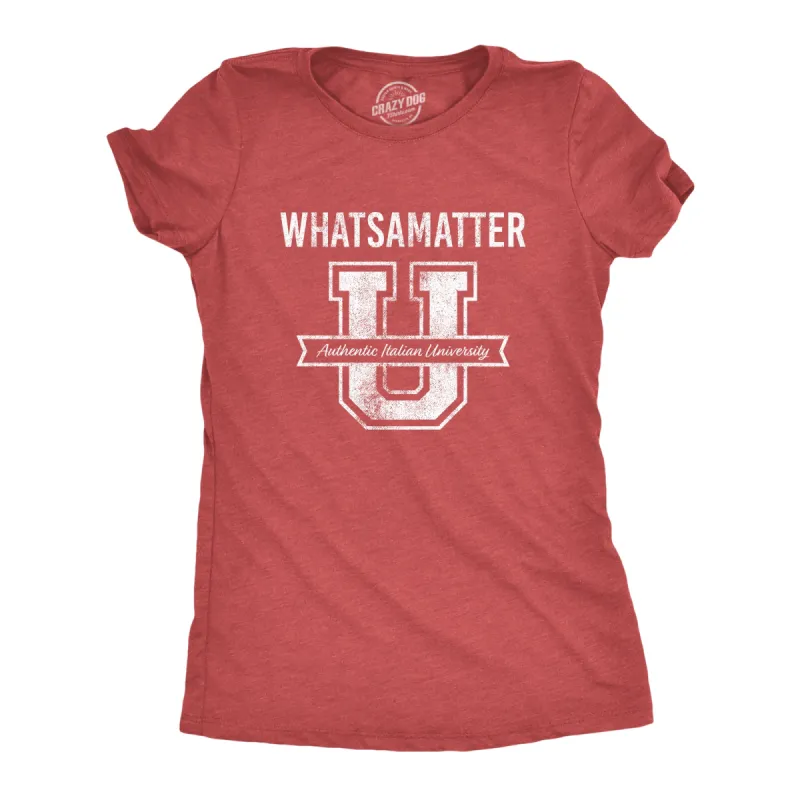 What's A Matter U Women's T Shirt sold by Crazy Dog T-Shirts