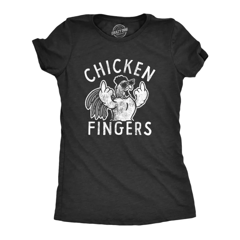 Chicken Fingers Women's T Shirt sold by Crazy Dog T-Shirts