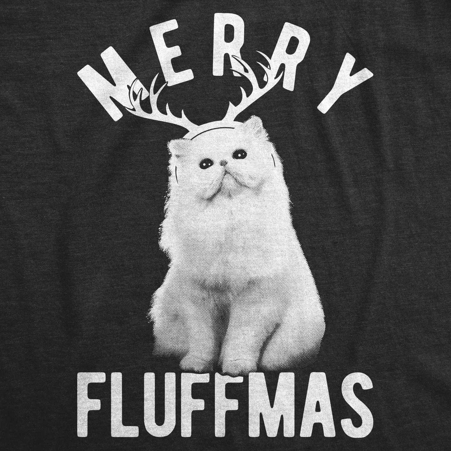Merry Fluffmas Women's T Shirt sold by Crazy Dog T-Shirts product image thumbnail 2