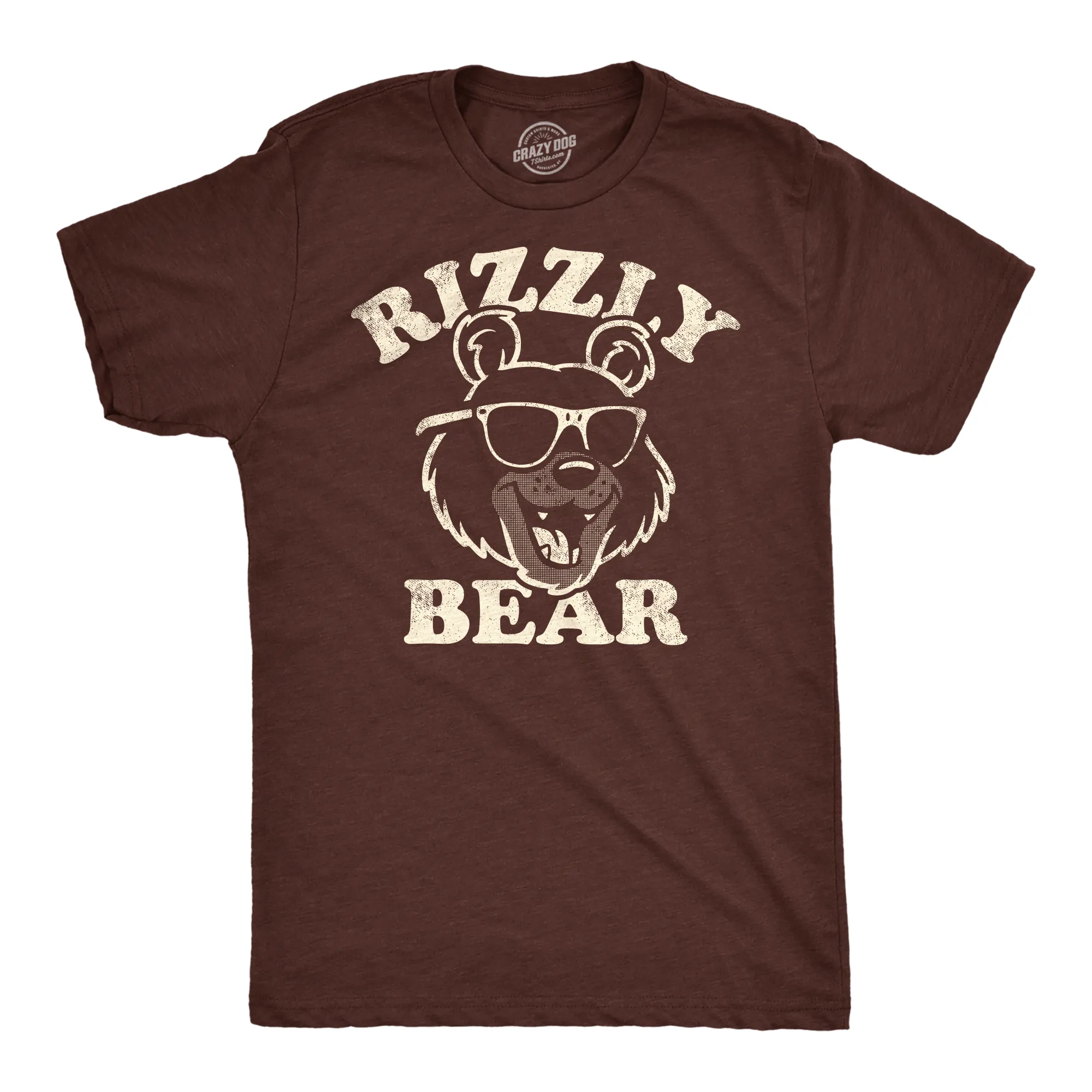 Rizzly Bear Men's T Shirt sold by Crazy Dog T-Shirts