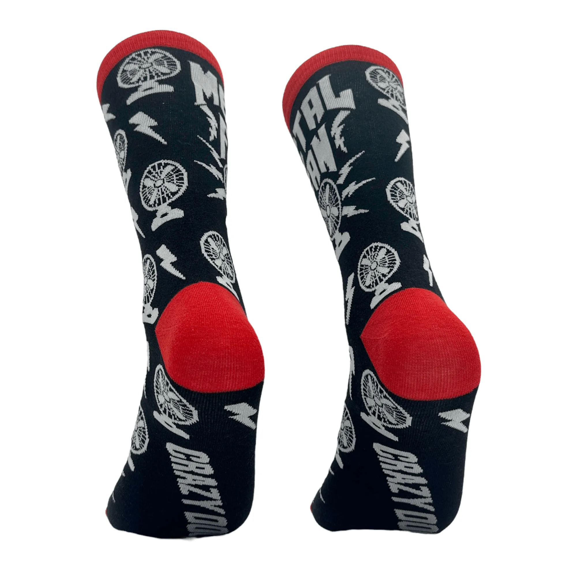 Men's Metal Fan Socks sold by Crazy Dog T-Shirts product image thumbnail 4