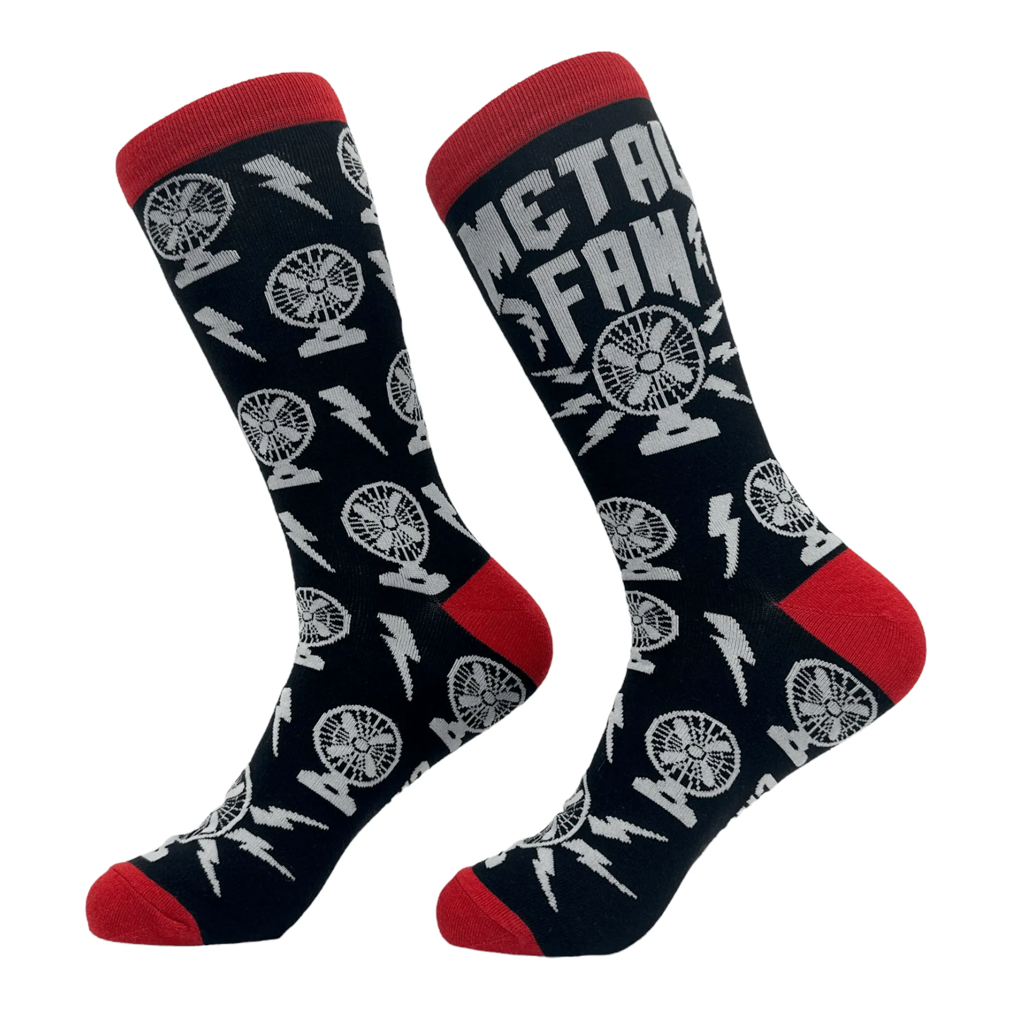 Men's Metal Fan Socks sold by Crazy Dog T-Shirts product image thumbnail 2