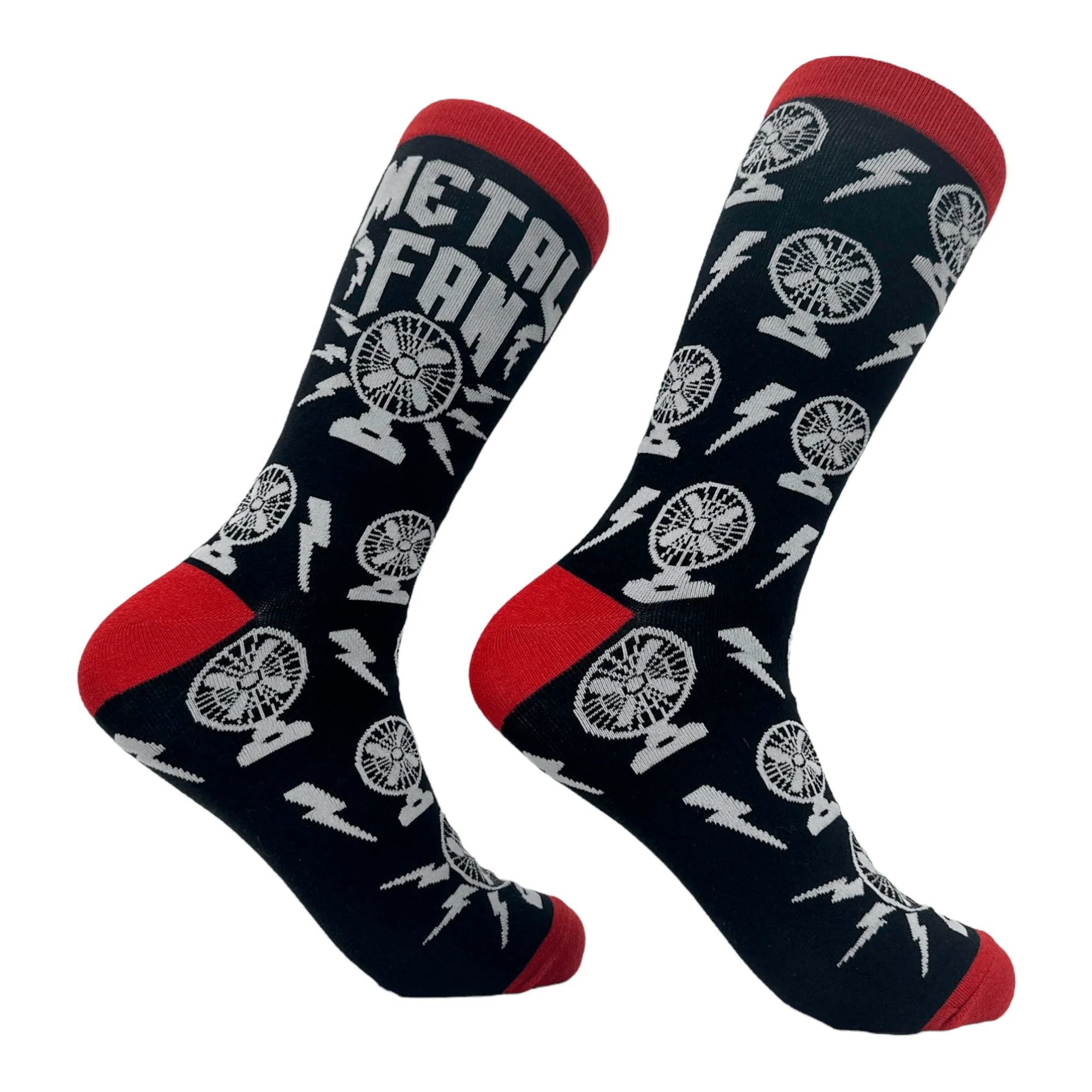 Men's Metal Fan Socks sold by Crazy Dog T-Shirts
