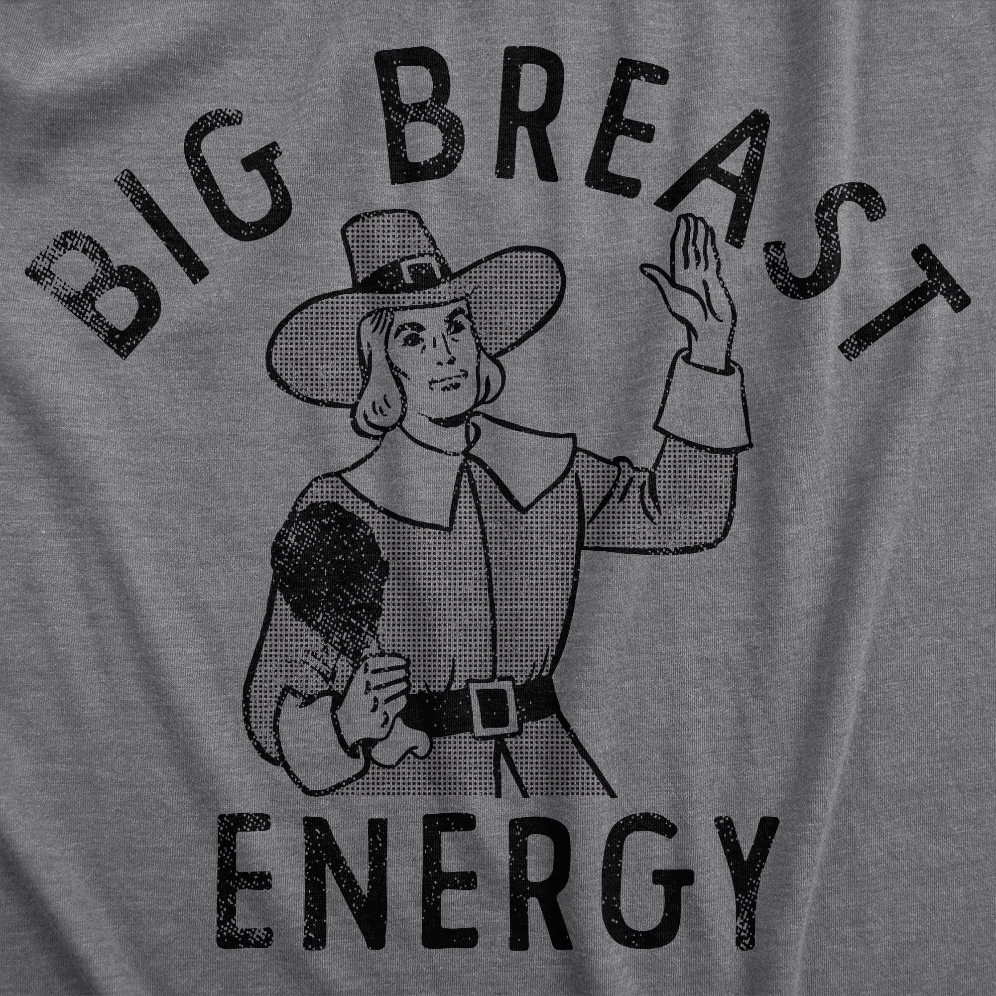 Big Breast Energy Men's T Shirt sold by Crazy Dog T-Shirts product image thumbnail 2