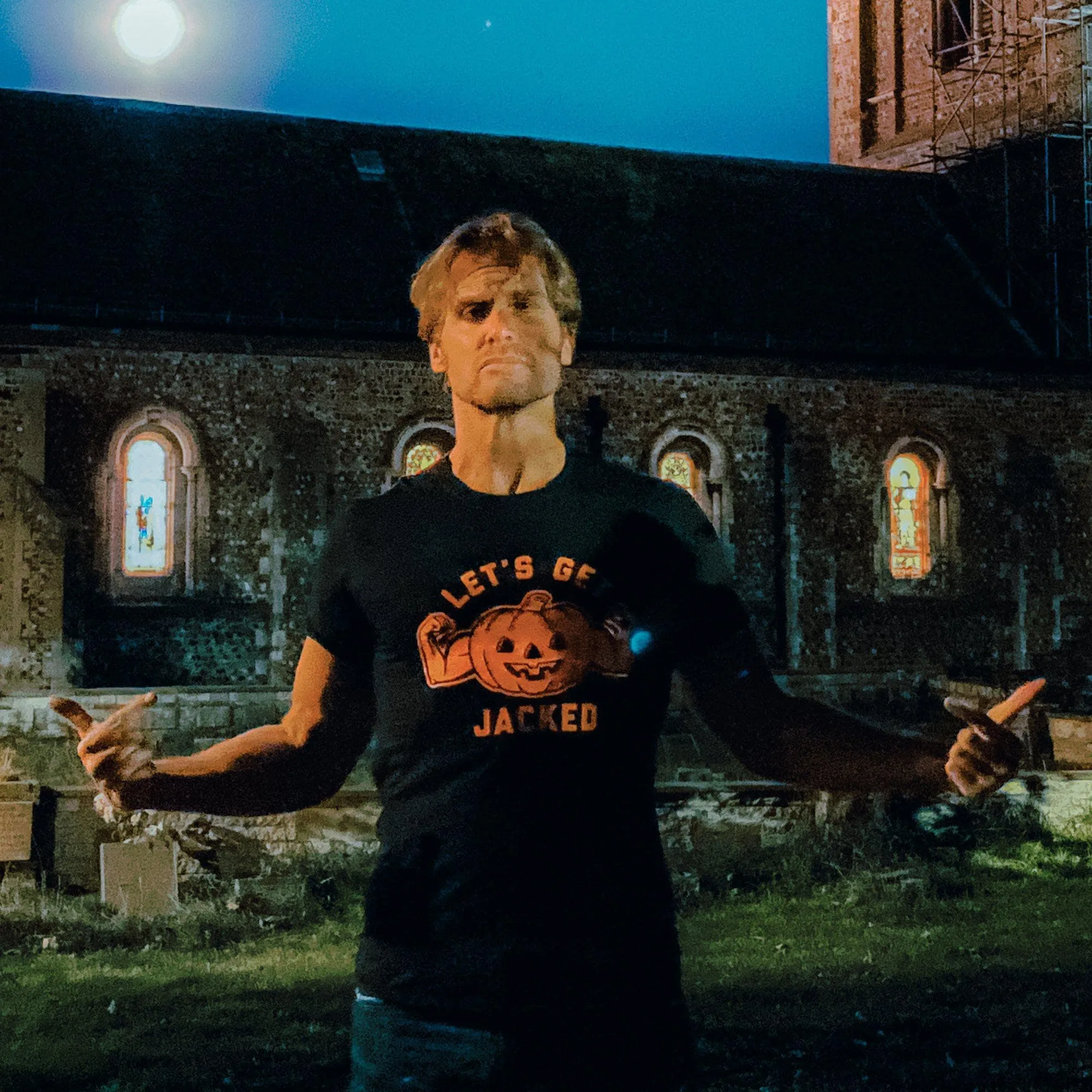 Let's Get Jacked Men's T Shirt sold by Crazy Dog T-Shirts product image thumbnail 4