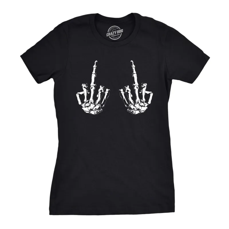 Flipping The Bones Women's T Shirt sold by Crazy Dog T-Shirts