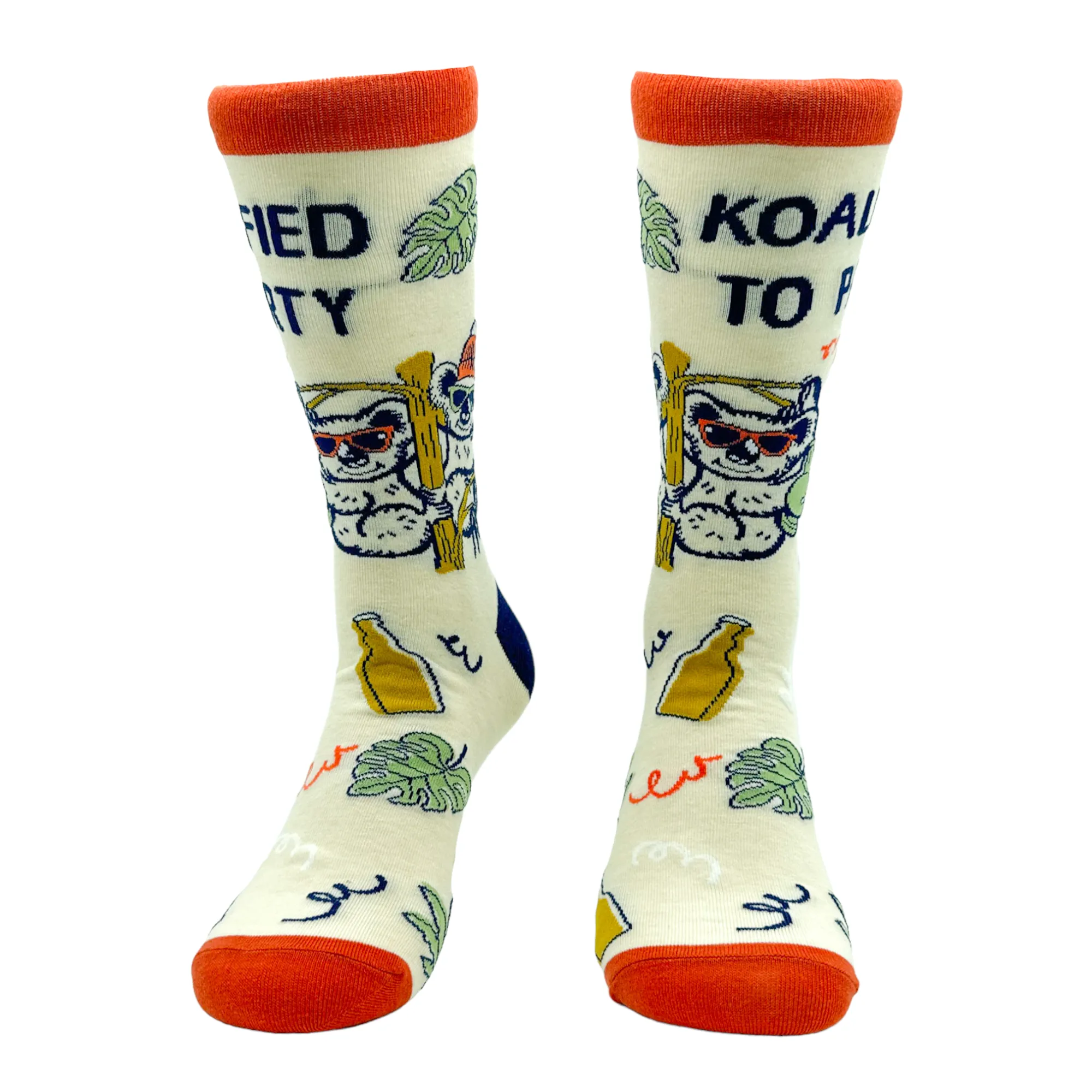 Men's Koalified To Party Socks sold by Crazy Dog T-Shirts product image thumbnail 3