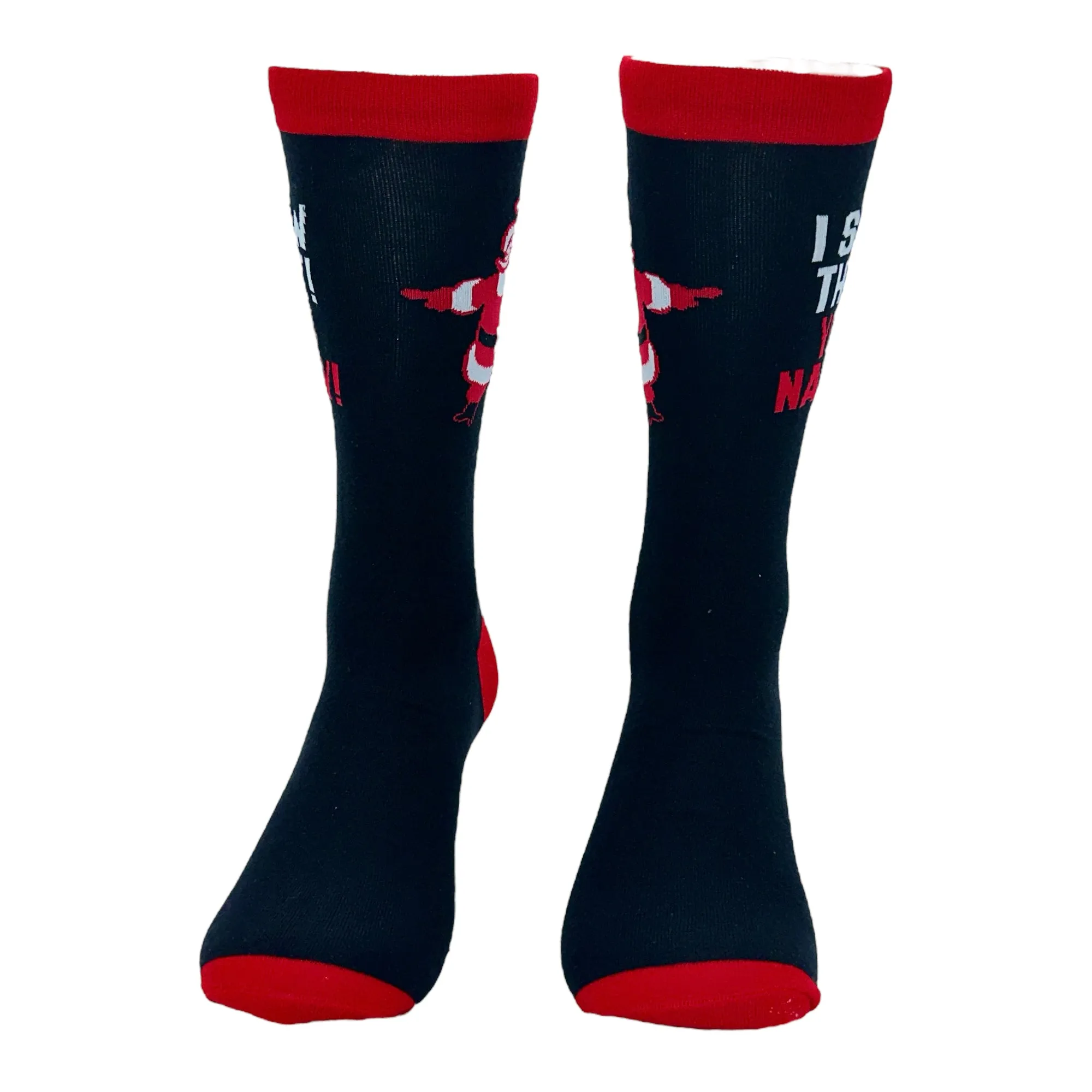 Men's I Saw That You Nasty Socks sold by Crazy Dog T-Shirts product image thumbnail 3