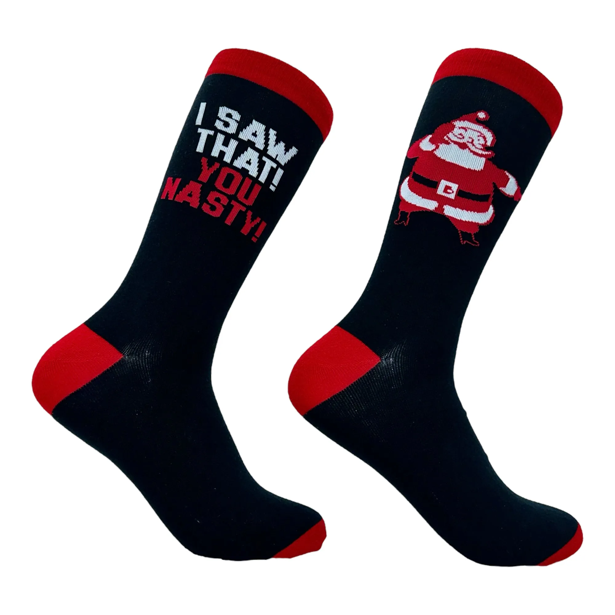 Men's I Saw That You Nasty Socks sold by Crazy Dog T-Shirts