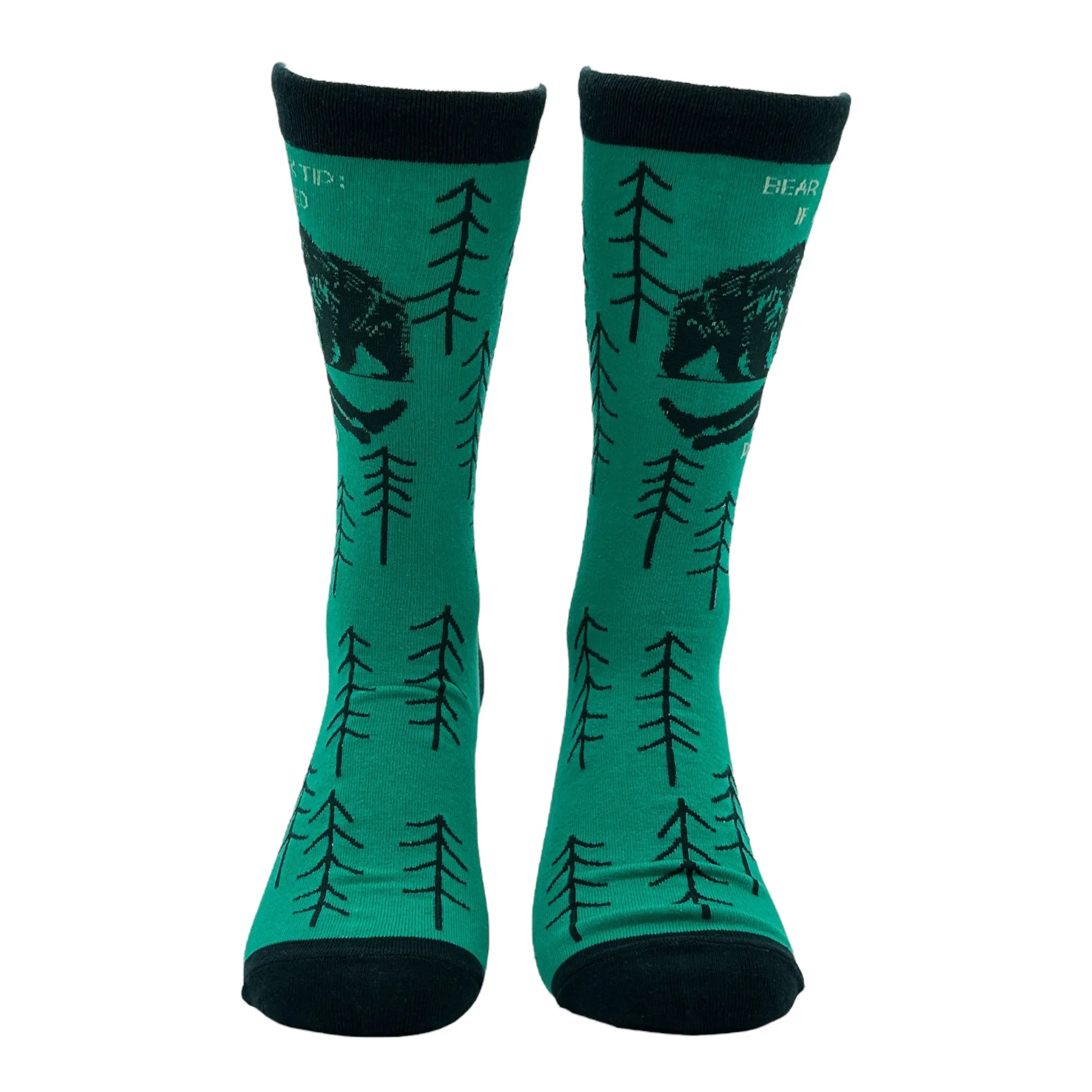 Men's Bear Attack Tip Socks sold by Crazy Dog T-Shirts product image thumbnail 3