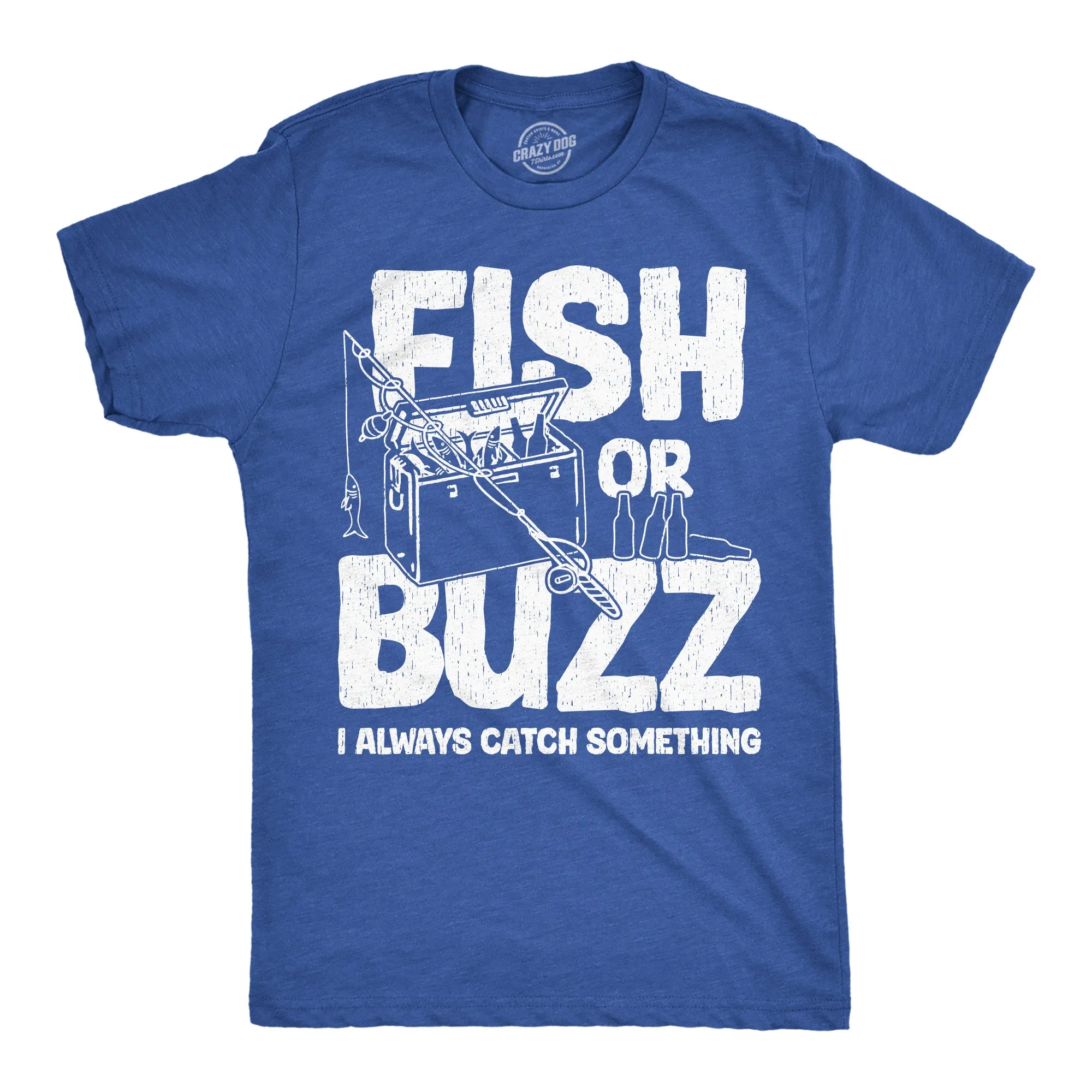 Fish Or Buzz Men's T Shirt sold by Crazy Dog T-Shirts