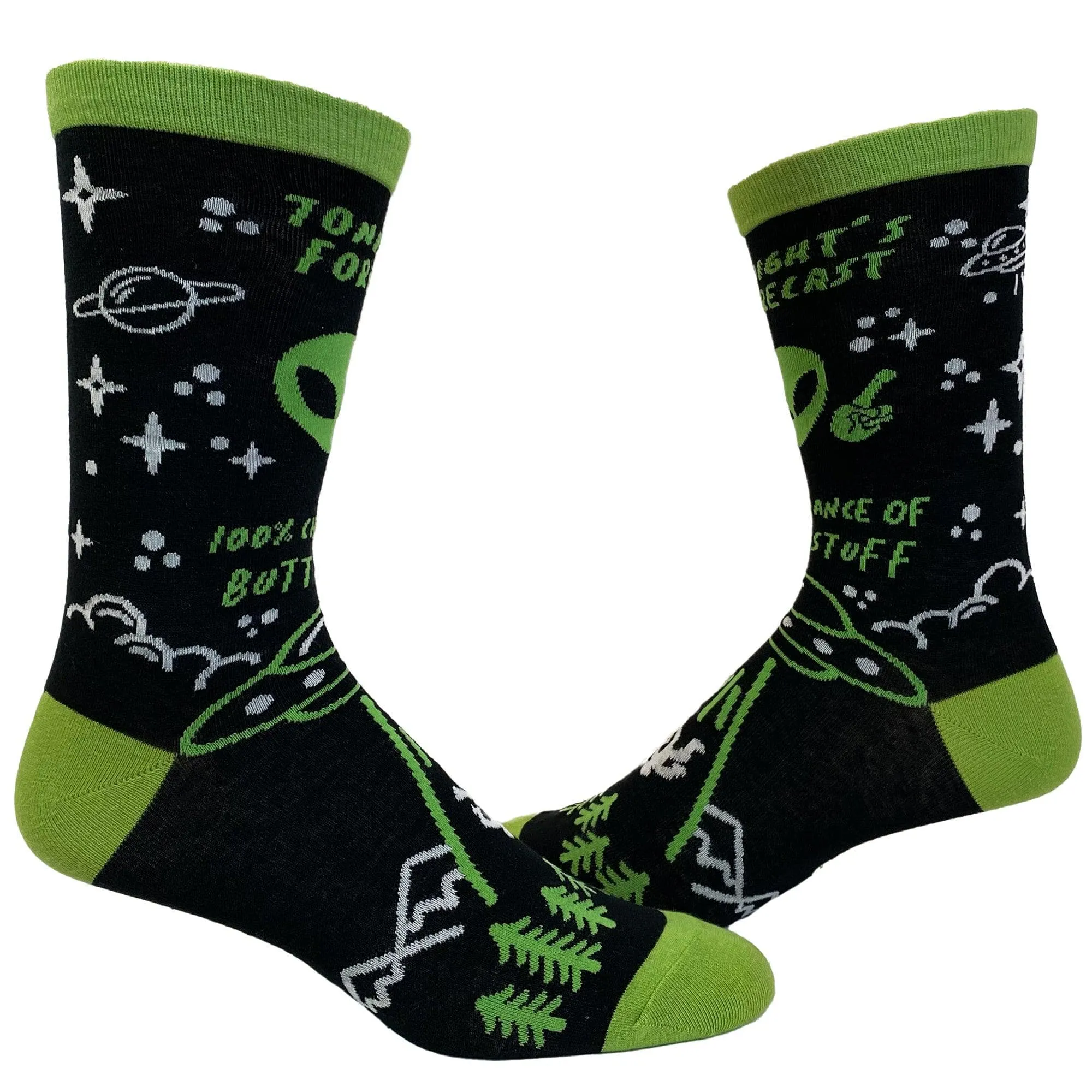 Mens 100% Chance Of Butt Stuff Socks sold by Crazy Dog T-Shirts