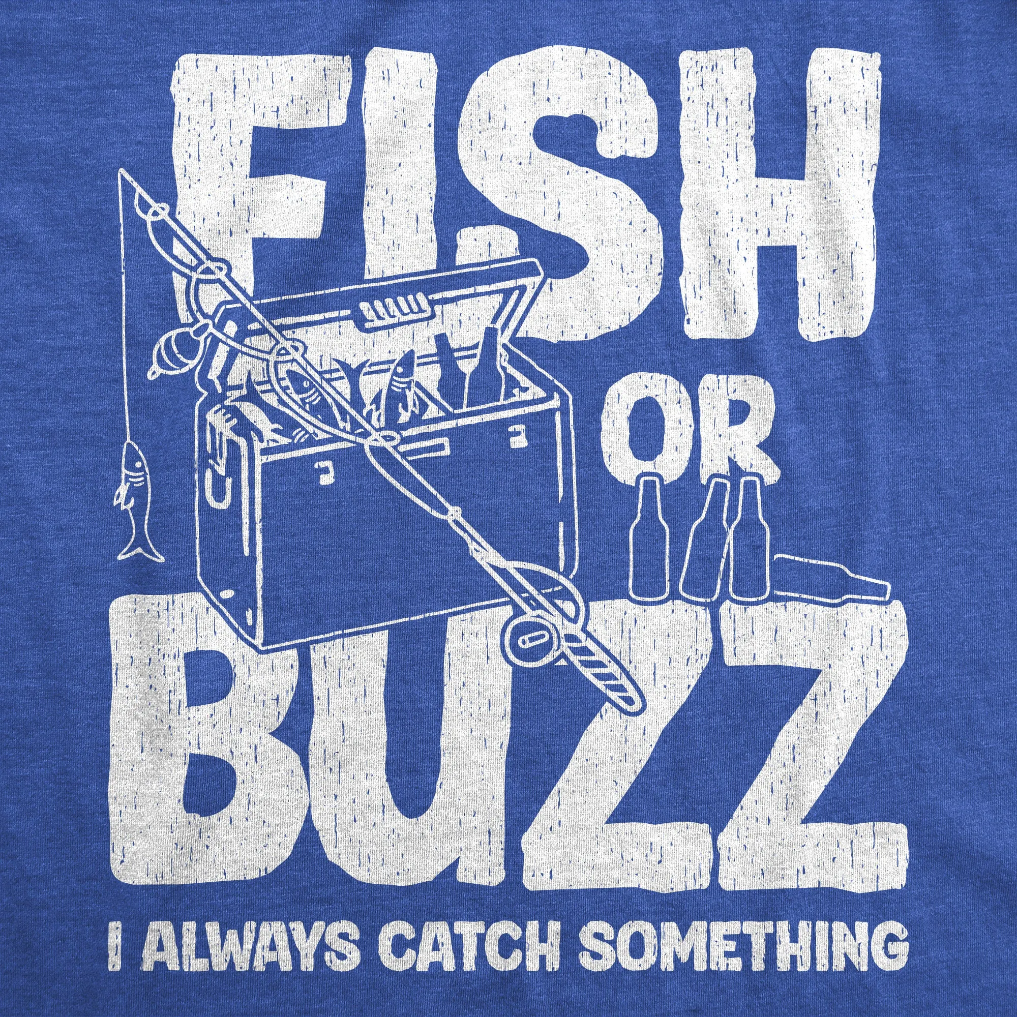 Fish Or Buzz Men's T Shirt sold by Crazy Dog T-Shirts product image thumbnail 2