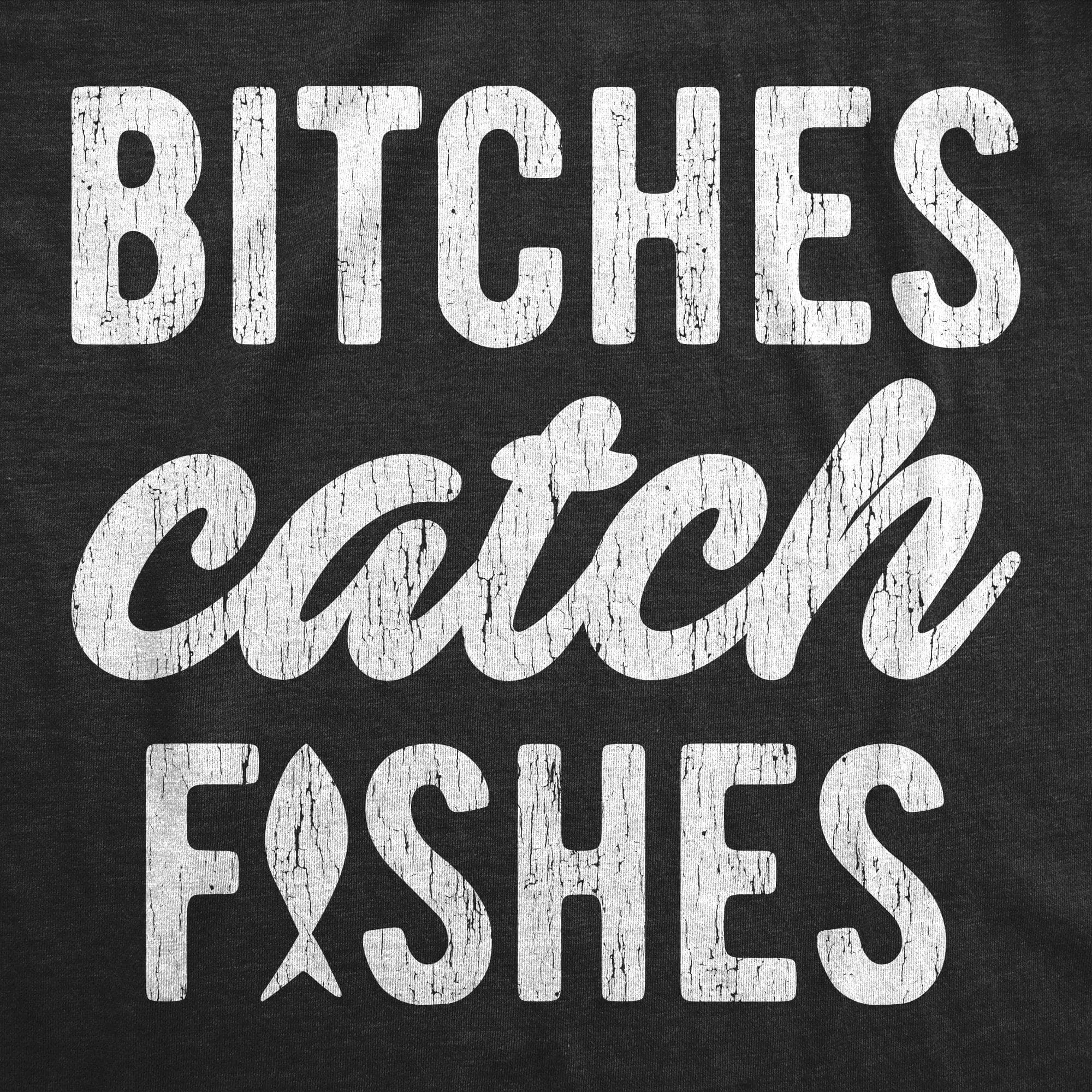 Bitches Catch Fishes Women's Tank Top sold by Crazy Dog T-Shirts product image thumbnail 2