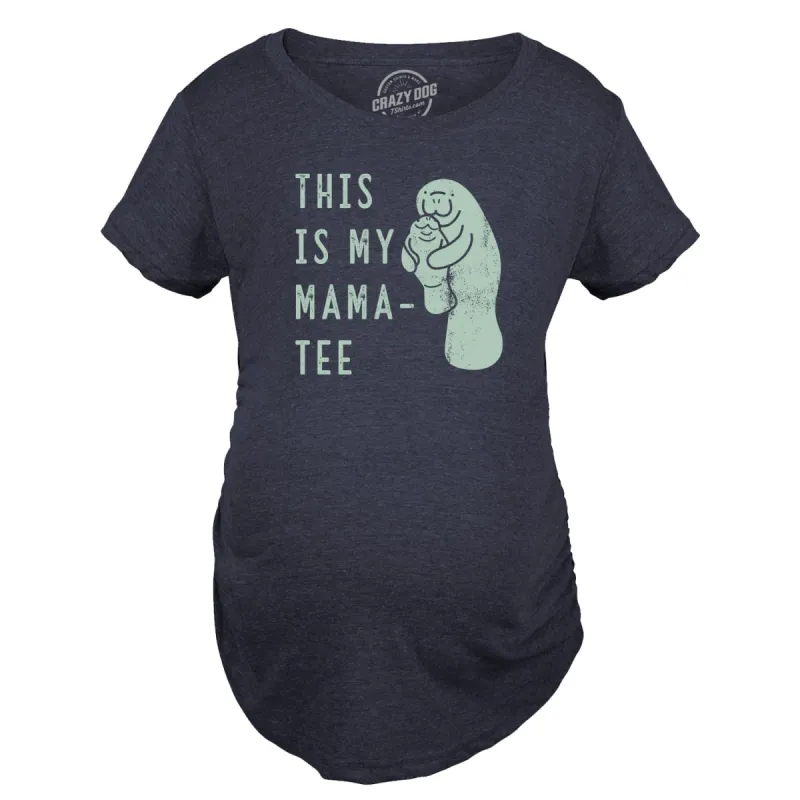 This Is My Mama Tee Maternity T Shirt sold by Crazy Dog T-Shirts
