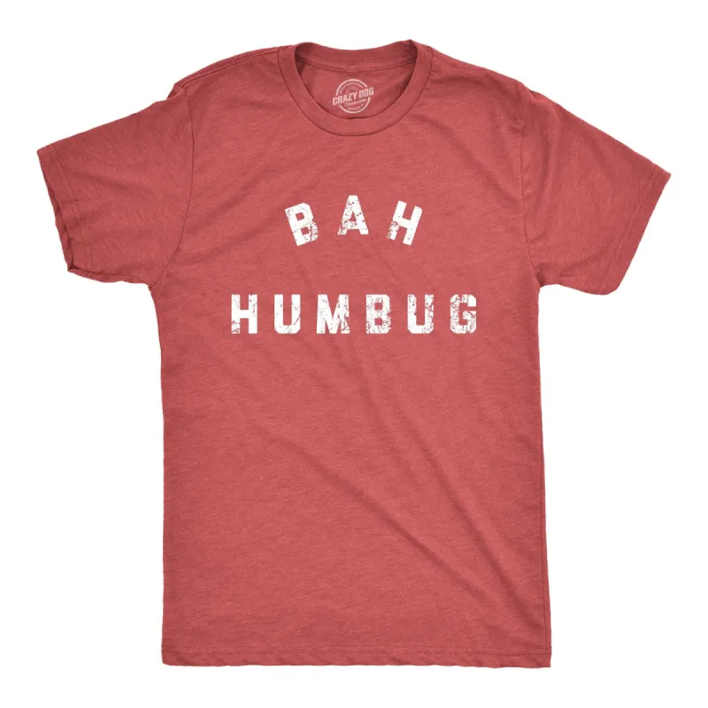 Bah Humbug Men's T Shirt sold by Crazy Dog T-Shirts