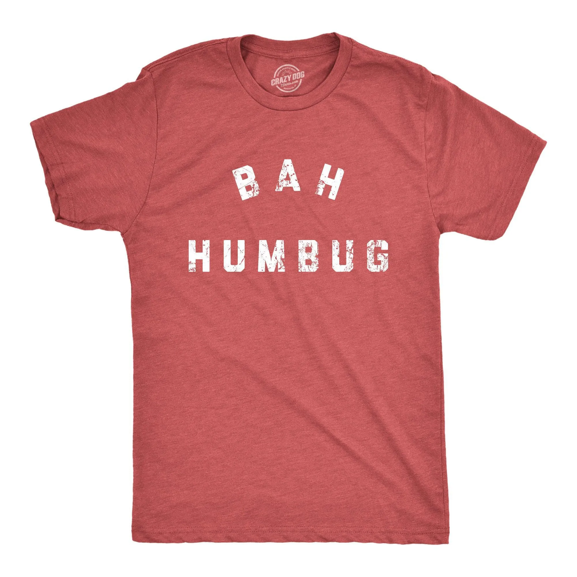 Bah Humbug Men's T Shirt sold by Crazy Dog T-Shirts