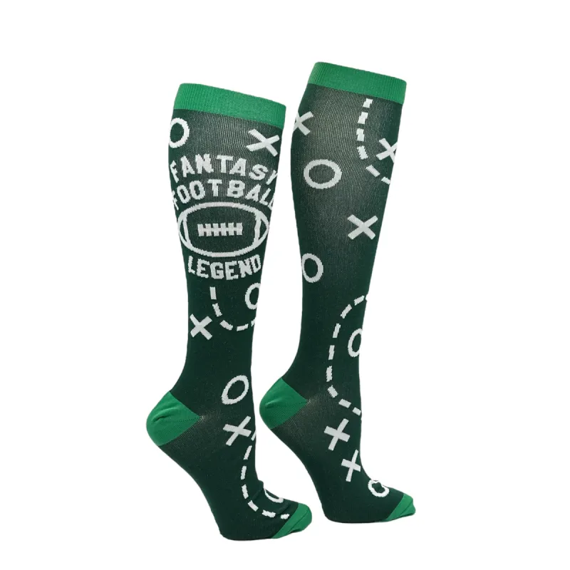 Fantasy Football Legend Compression Socks sold by Crazy Dog T-Shirts