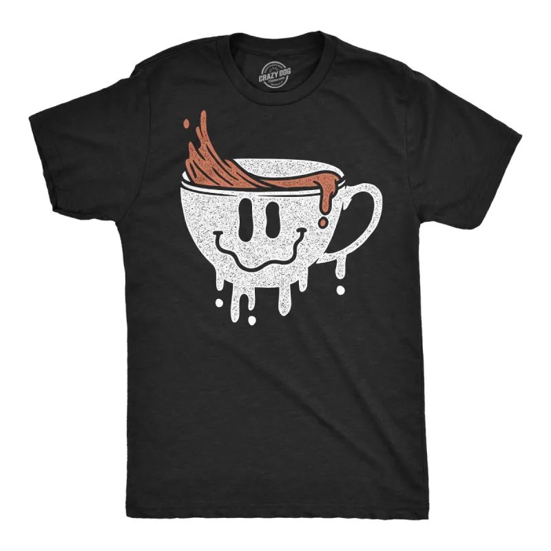 Dripping Coffee Smile Men's T Shirt sold by Crazy Dog T-Shirts
