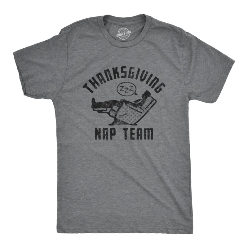 Thanksgiving Nap Team Men's T Shirt sold by Crazy Dog T-Shirts