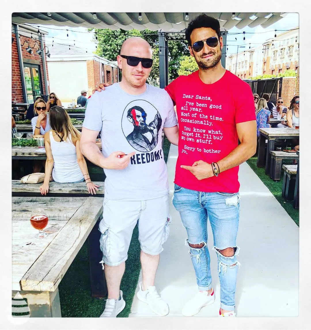 Dear Santa I'll Buy My Own Stuff Men's T Shirt sold by Crazy Dog T-Shirts product image thumbnail 3