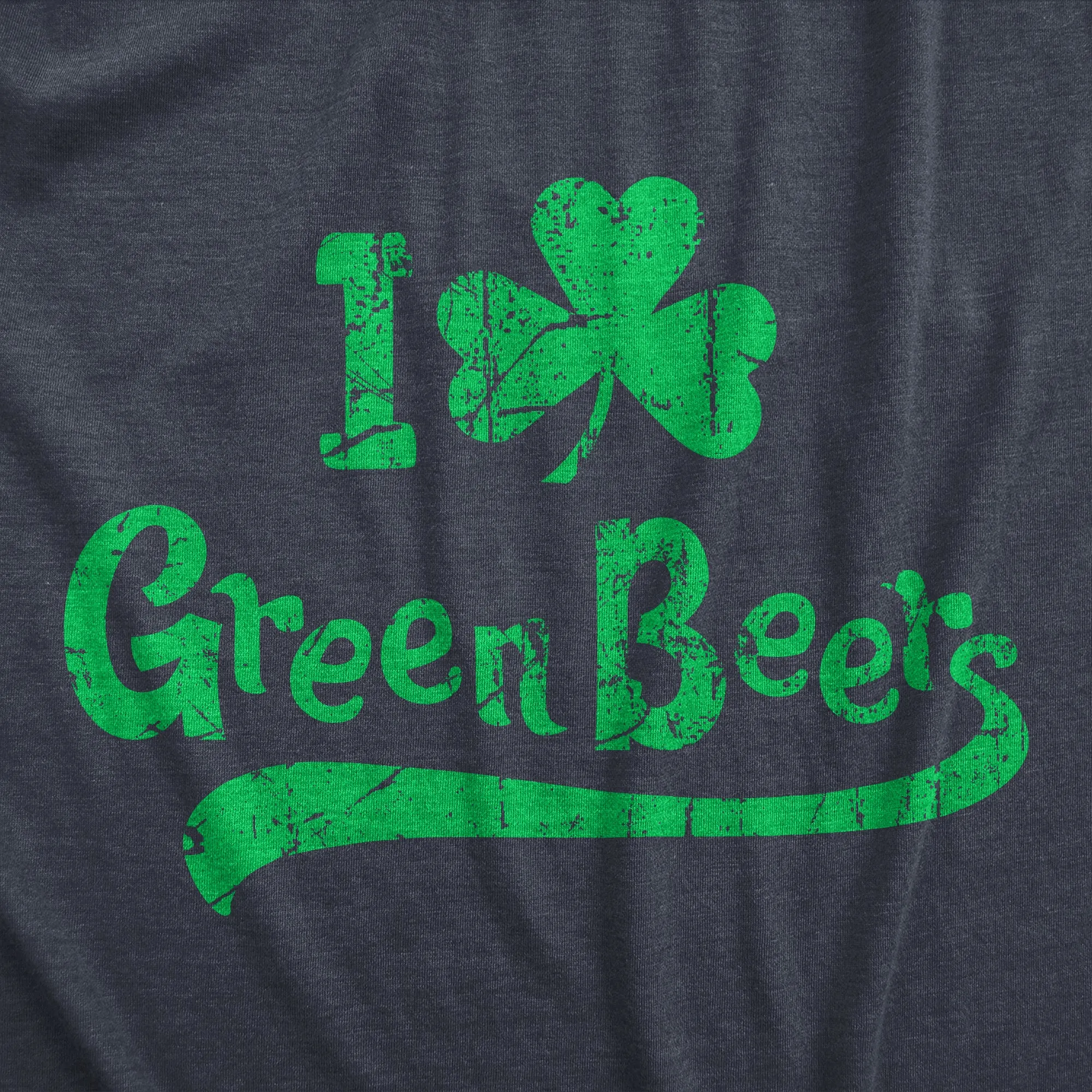 I Clover Green Beers Men's T Shirt sold by Crazy Dog T-Shirts product image thumbnail 2