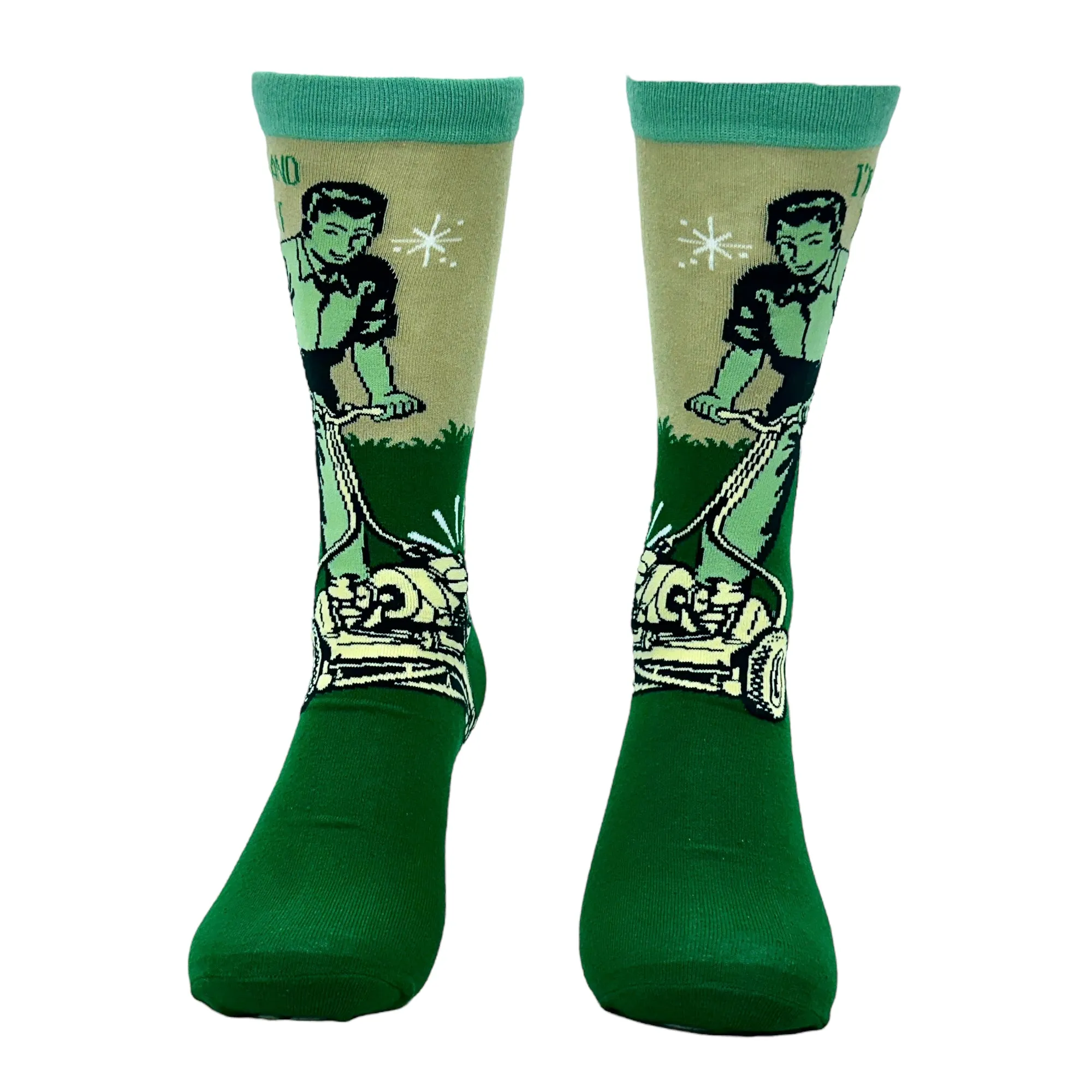 Men's Im Sexy And I Mow It Socks sold by Crazy Dog T-Shirts product image thumbnail 3