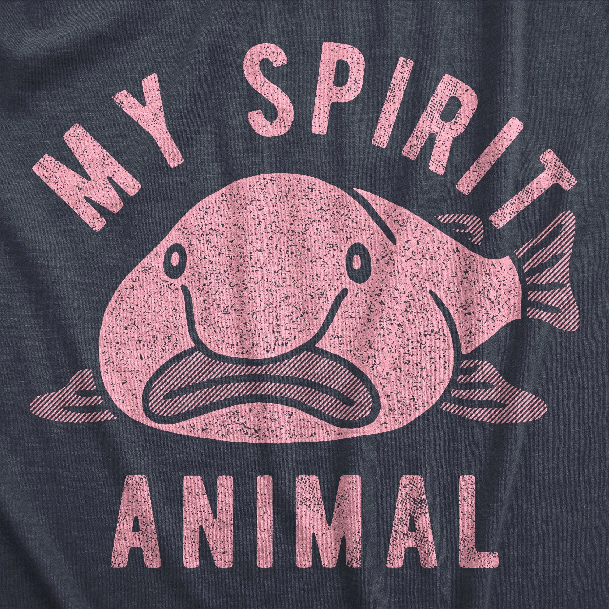 My Spirit Animal Blobfish Men's T Shirt sold by Crazy Dog T-Shirts product image thumbnail 2