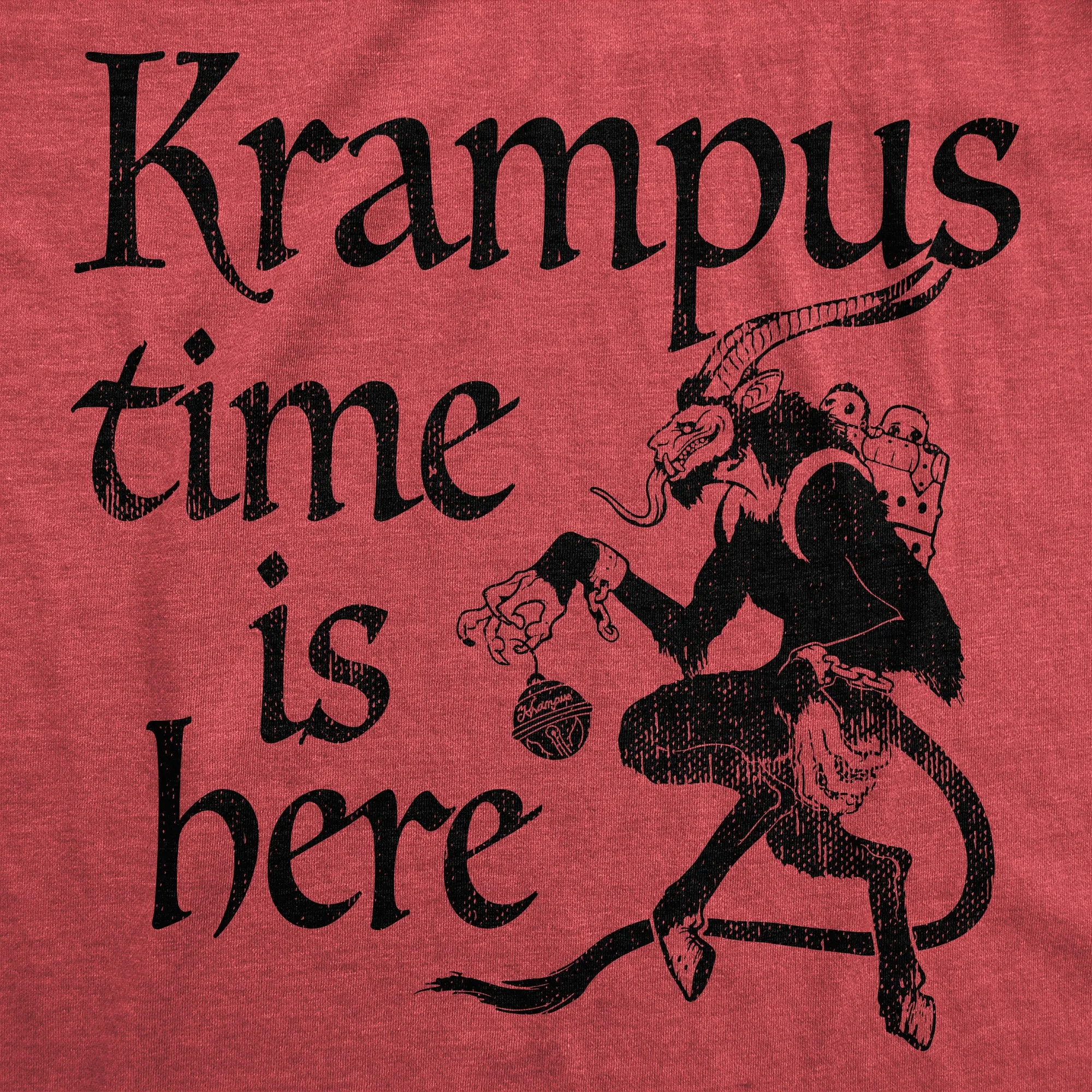 Krampus Time Is Here Men's T Shirt sold by Crazy Dog T-Shirts product image thumbnail 2
