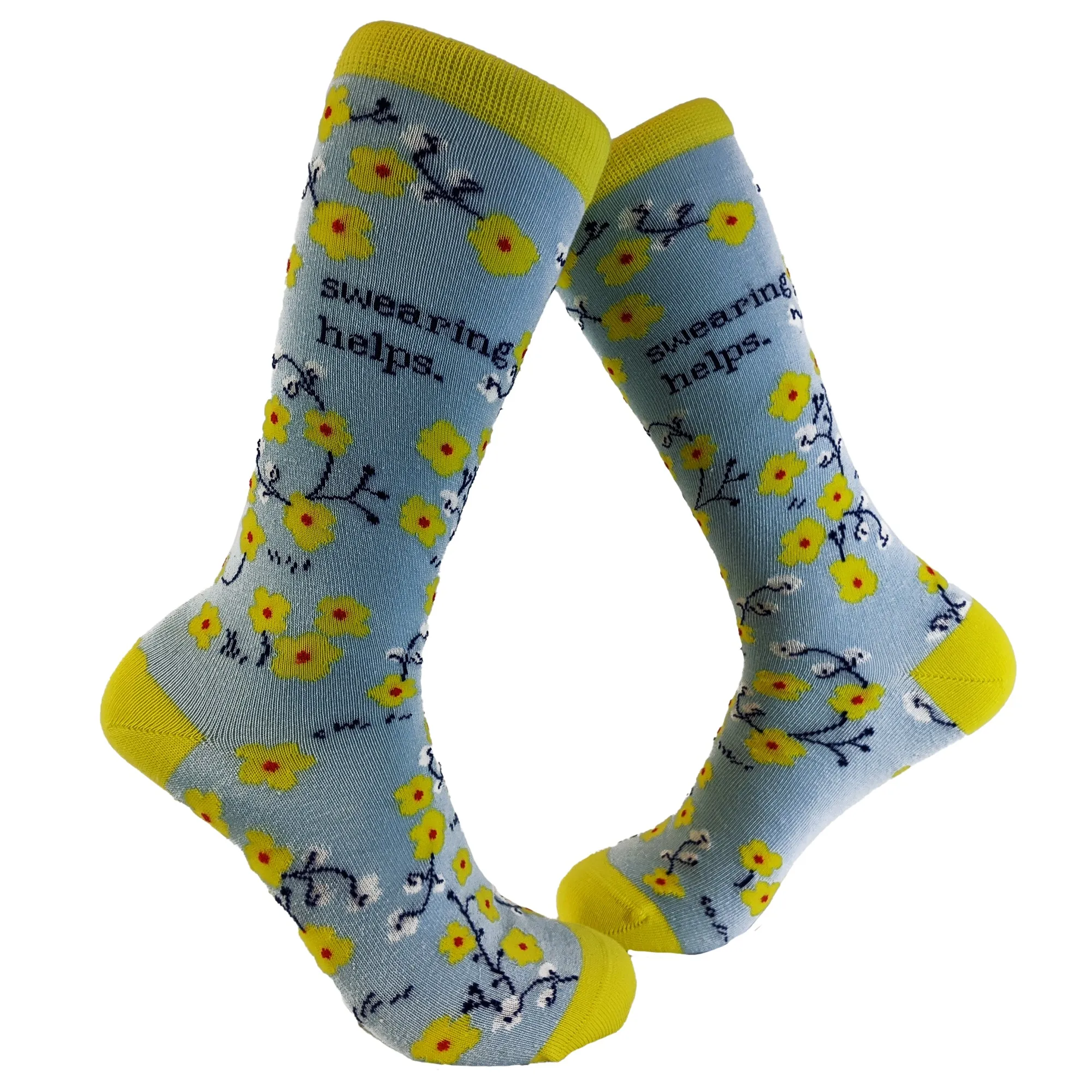 Womens Swearing Helps Socks sold by Crazy Dog T-Shirts