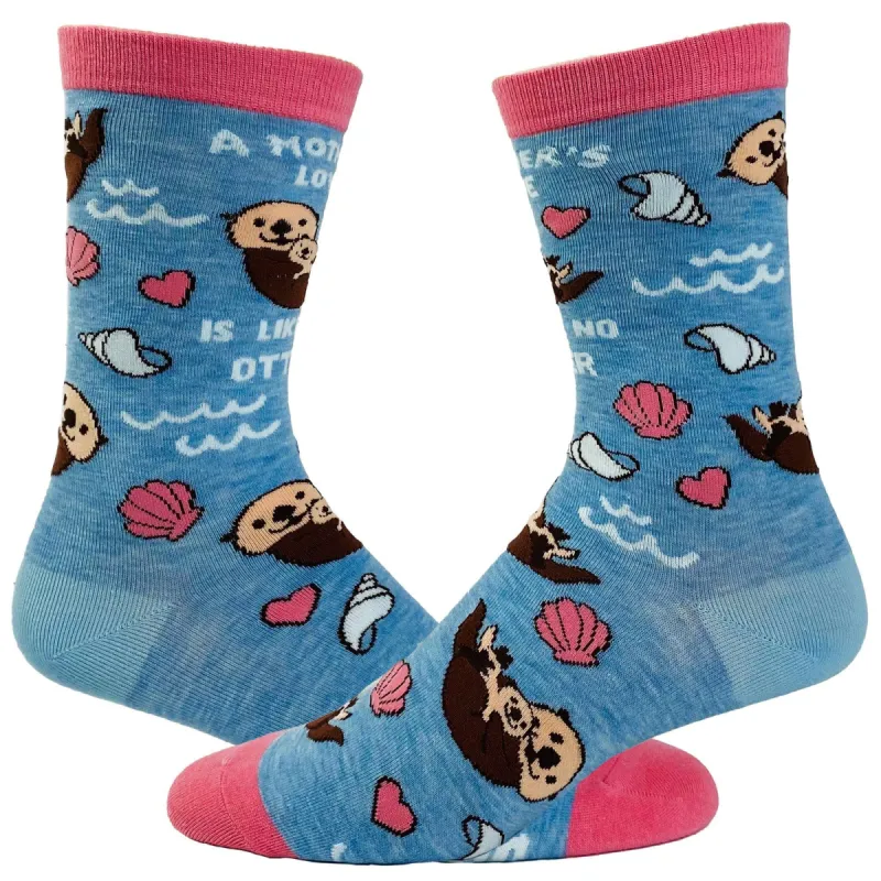 A Mother's Love Is Like No Otter Socks sold by Crazy Dog T-Shirts
