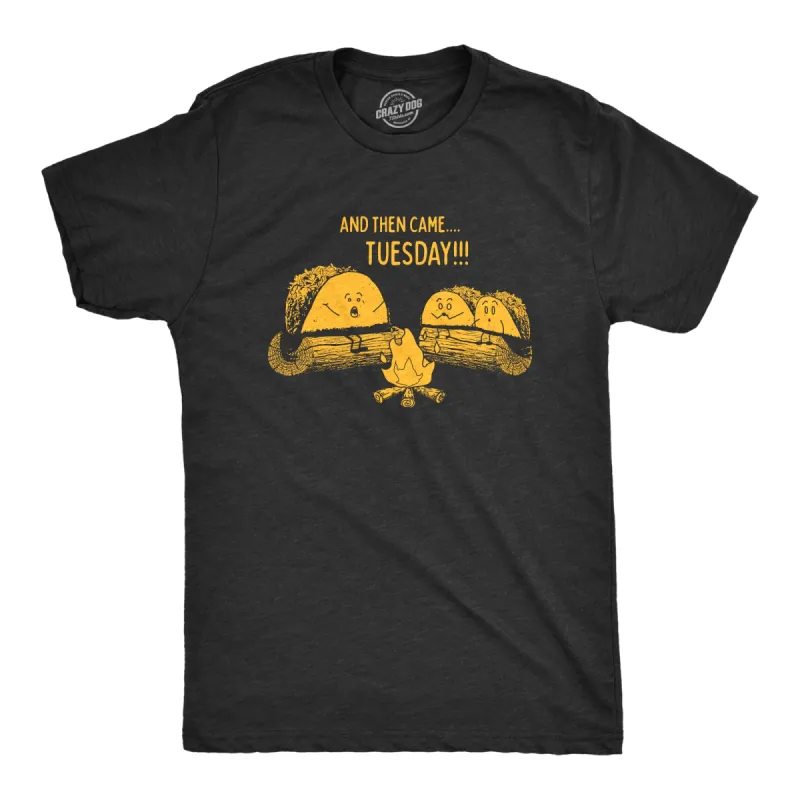 Taco Tuesday Ghost Story Men's T Shirt sold by Crazy Dog T-Shirts