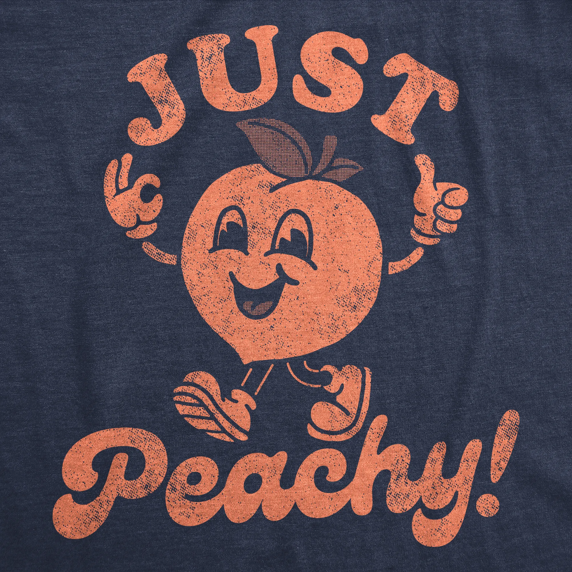 Just Peachy Women's T Shirt sold by Crazy Dog T-Shirts product image thumbnail 2