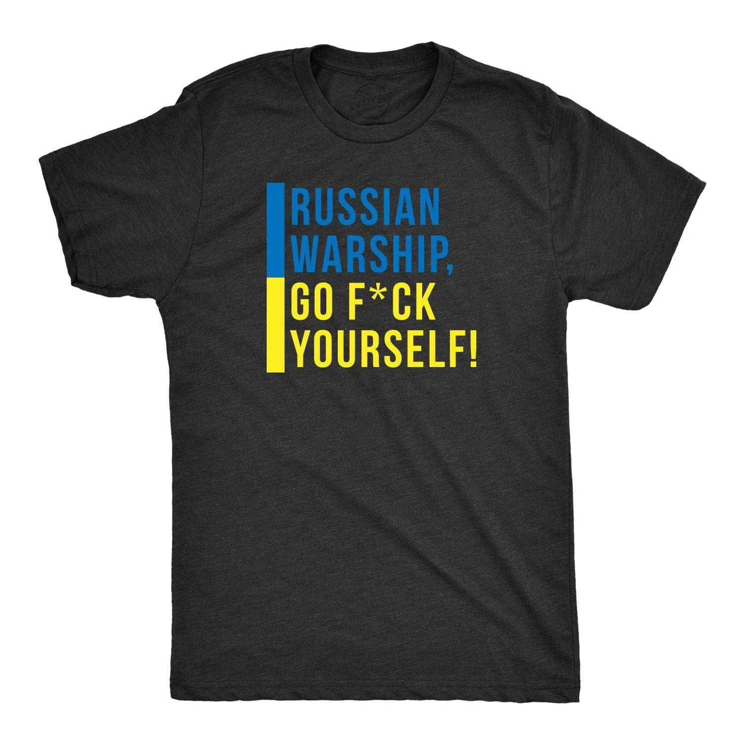 Russian Warship, Go Fuck Yourself Men's T Shirt sold by Crazy Dog T-Shirts