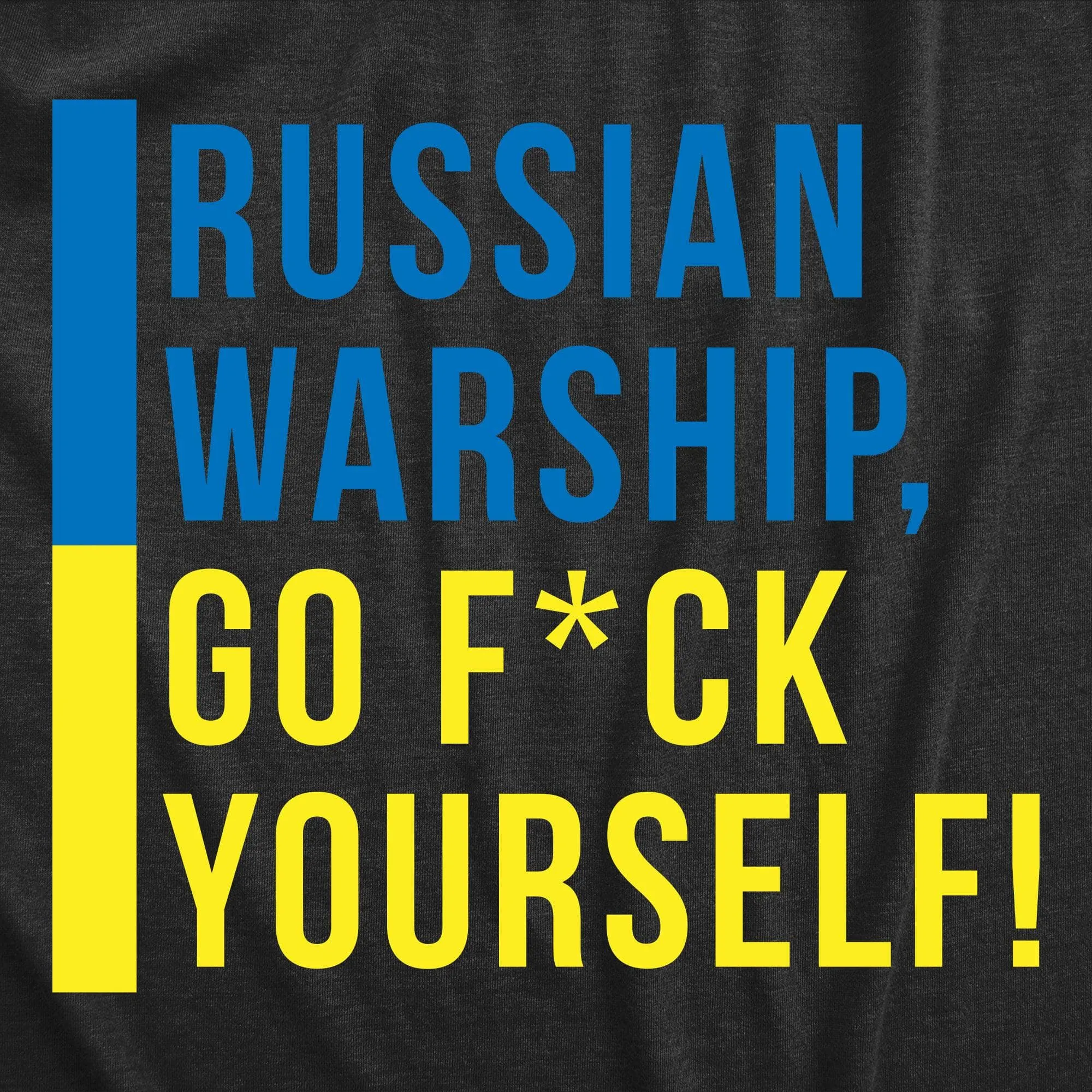 Russian Warship, Go Fuck Yourself Men's T Shirt sold by Crazy Dog T-Shirts product image thumbnail 2