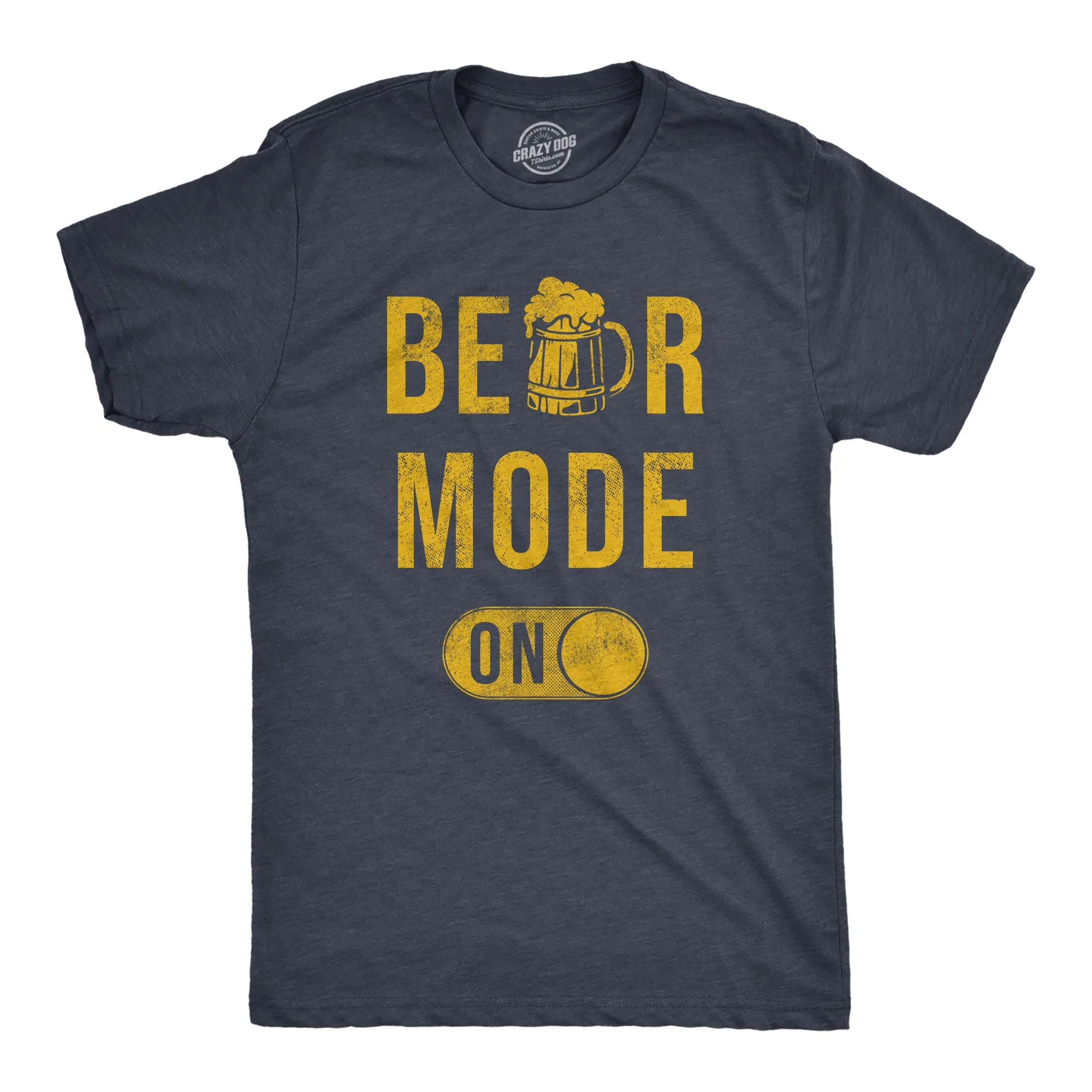 Beer Mode On Men's T Shirt sold by Crazy Dog T-Shirts