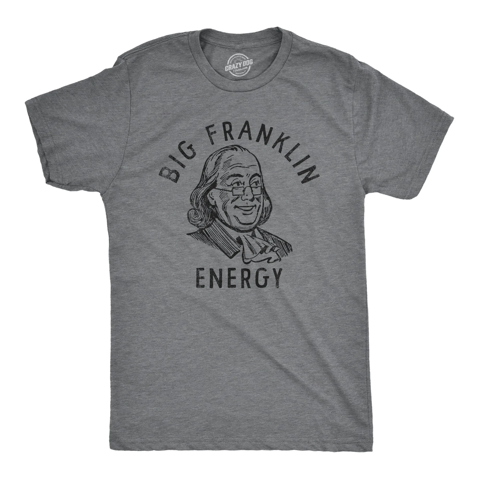 Big Franklin Energy Men's T Shirt sold by Crazy Dog T-Shirts