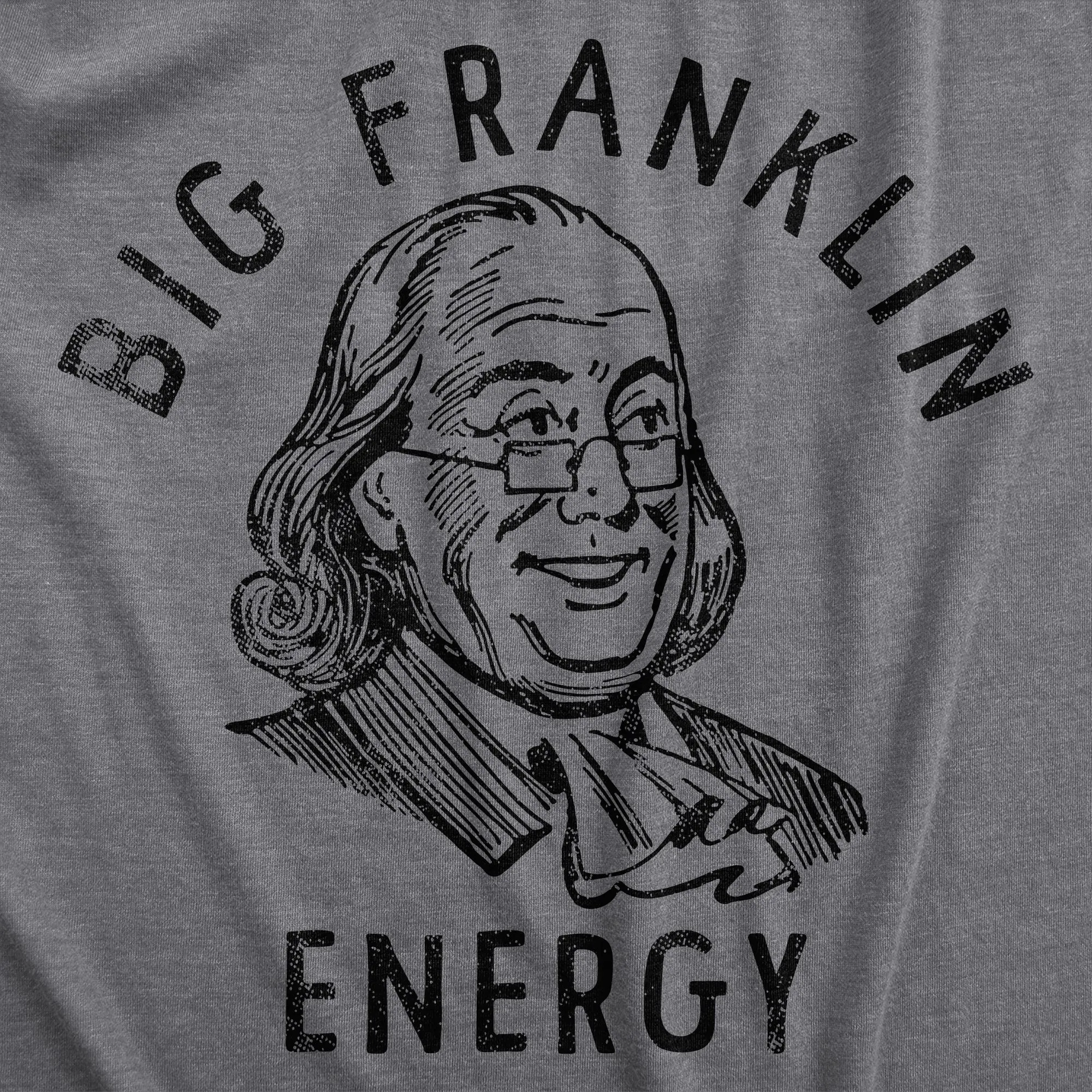 Big Franklin Energy Men's T Shirt sold by Crazy Dog T-Shirts product image thumbnail 2
