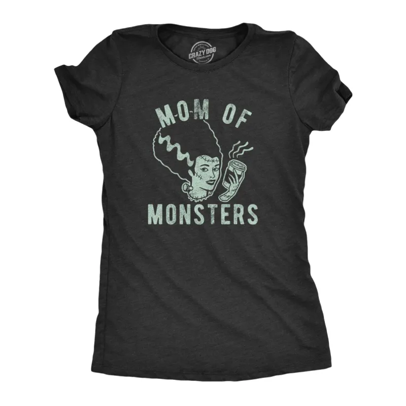 Mom Of Monsters Women's T Shirt sold by Crazy Dog T-Shirts