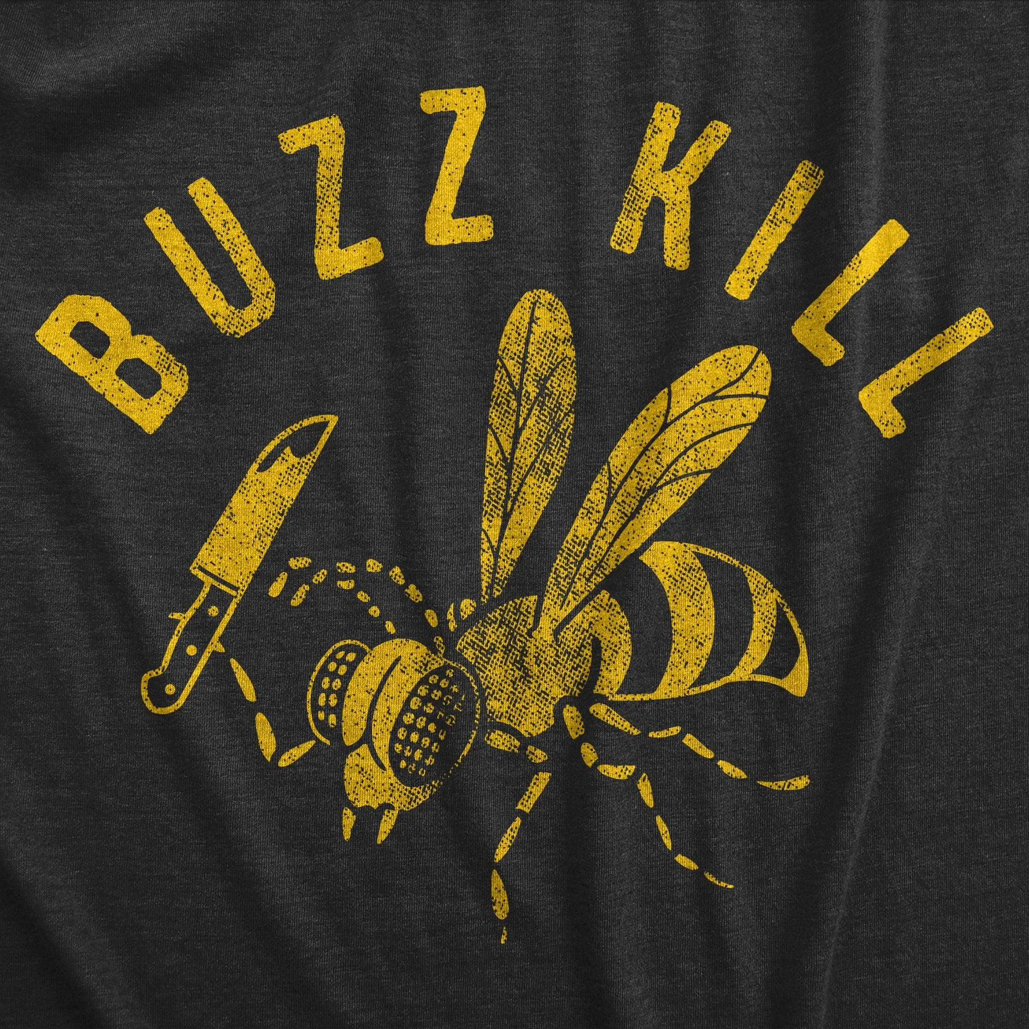 Buzz Kill Men's T Shirt sold by Crazy Dog T-Shirts product image thumbnail 2