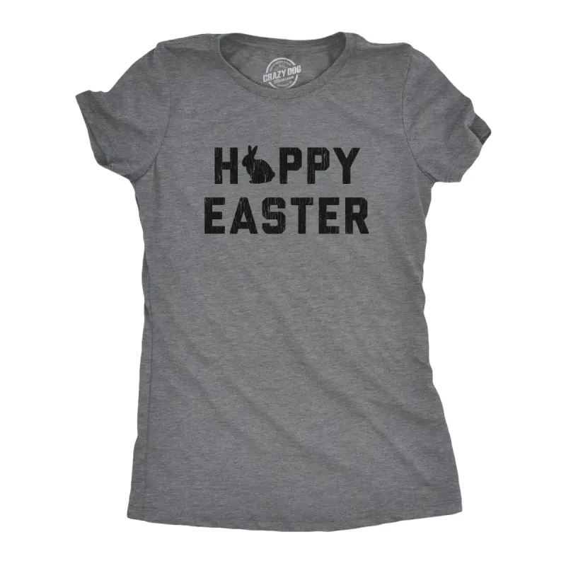 Happy Easter Women's T Shirt sold by Crazy Dog T-Shirts